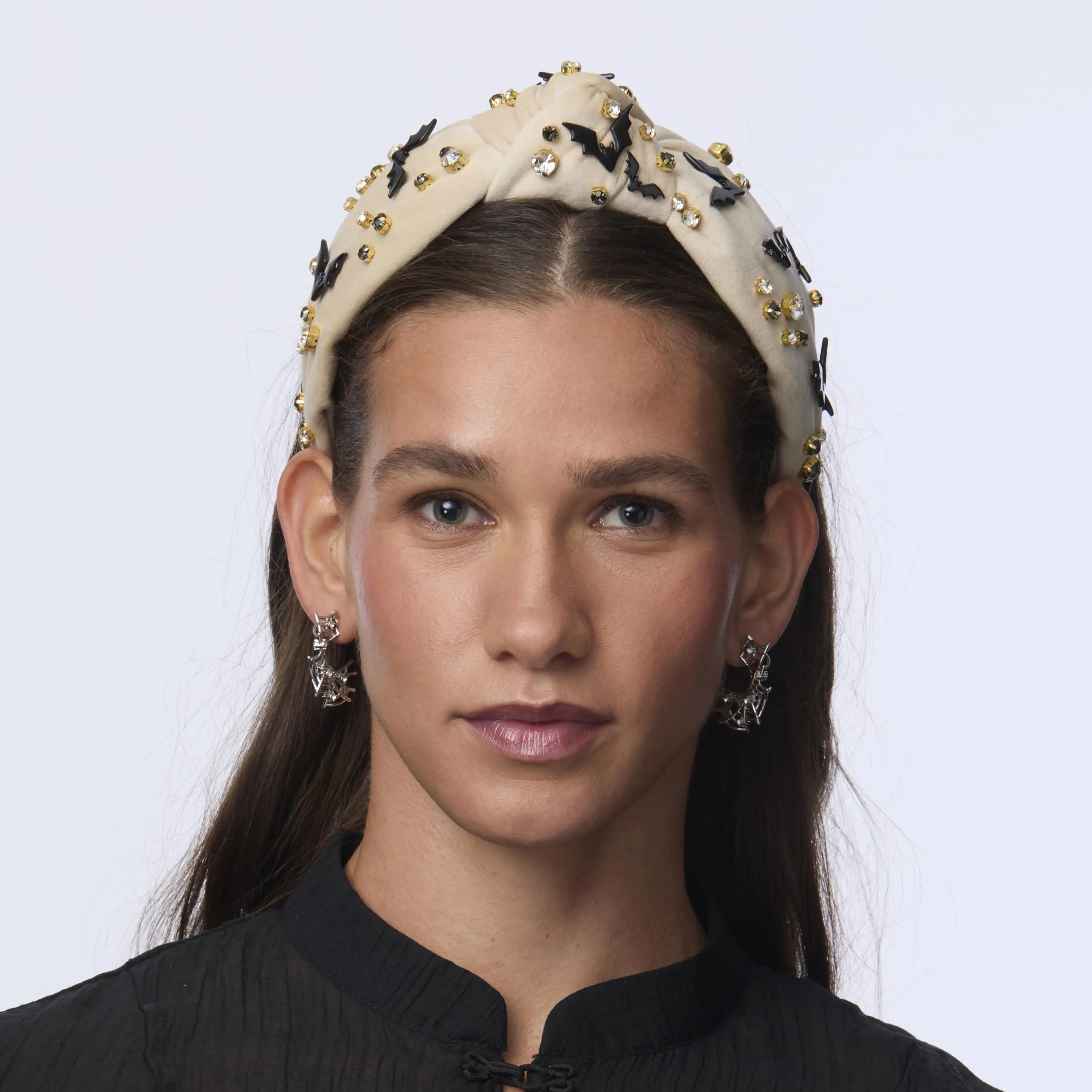 HUSK KNOTTED BAT SWARM HEADBAND sold by Lele Sadoughi product image thumbnail 2