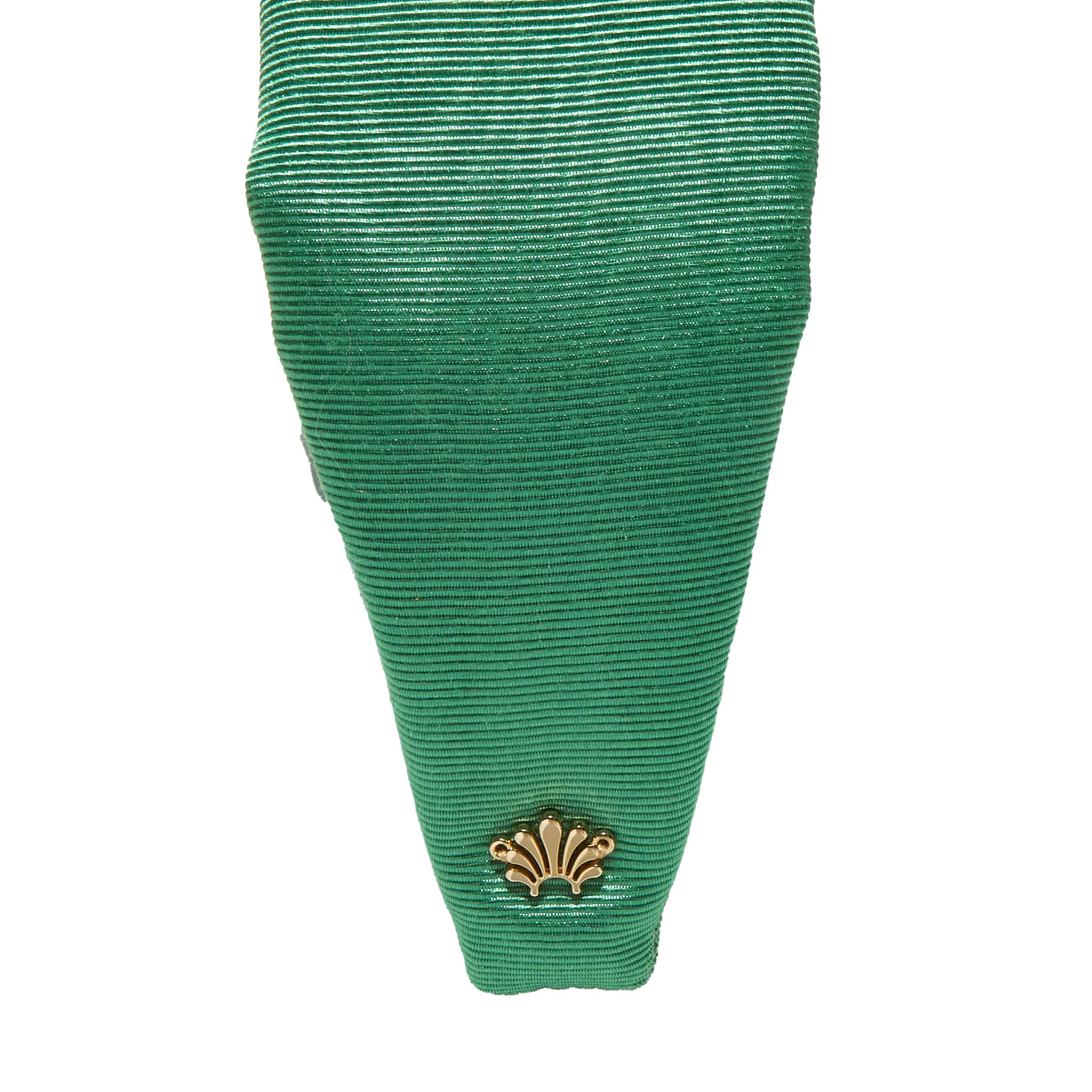 EVERGREEN KNOTTED MOIRE HEADAND sold by Lele Sadoughi product image thumbnail 5