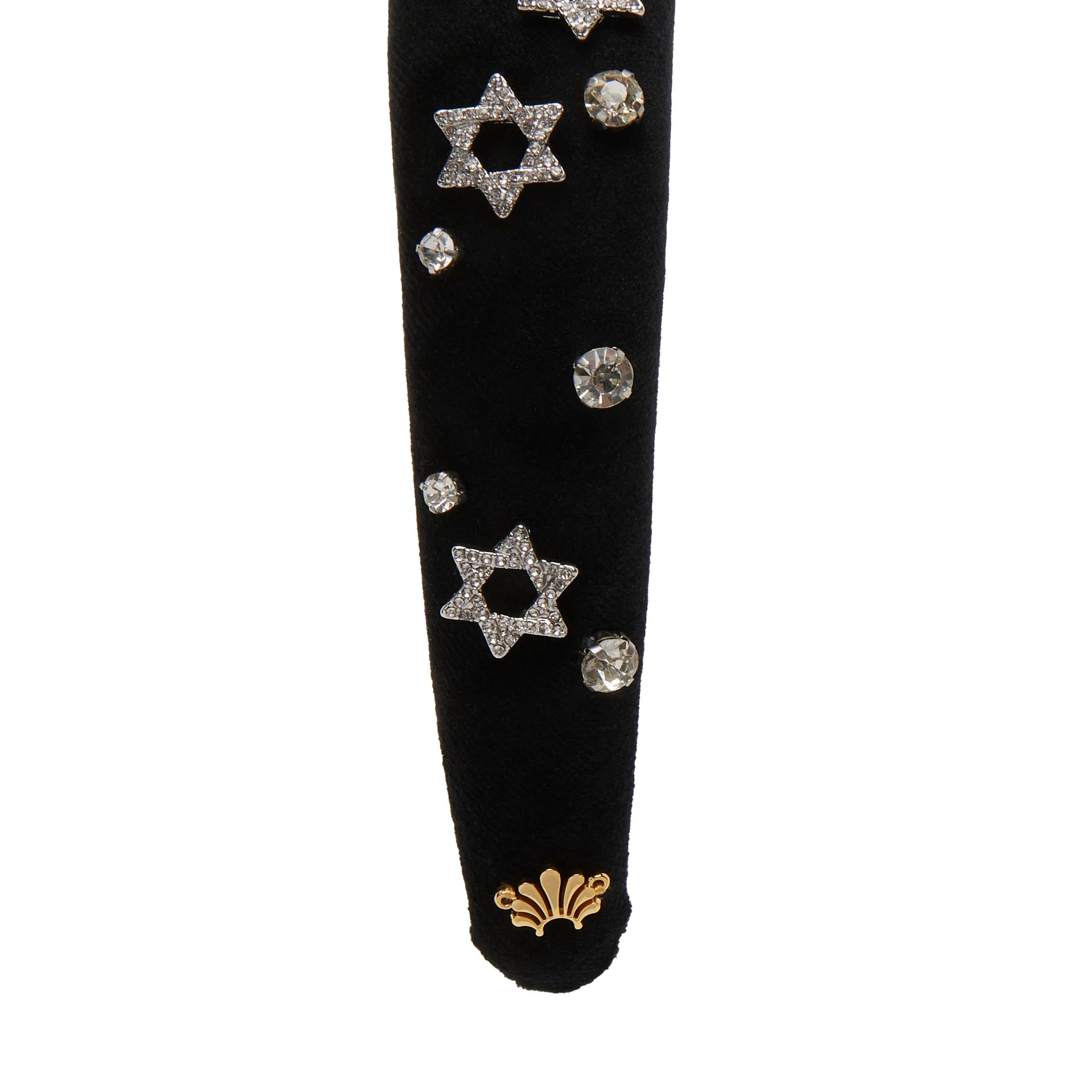JET ALICE STAR OF DAVID EMBELLISHED HEADBAND sold by Lele Sadoughi product image thumbnail 4