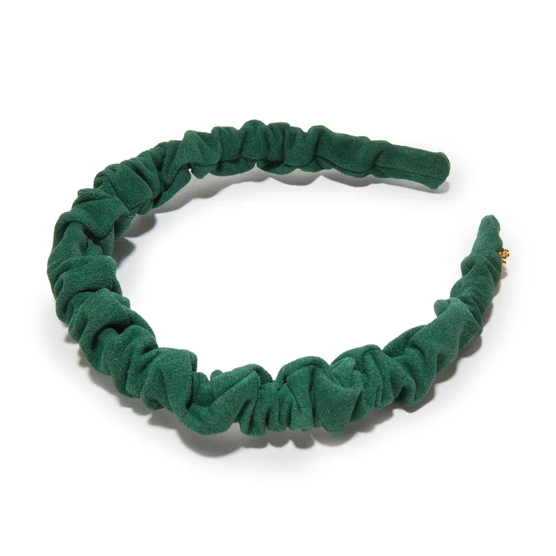 EVERGREEN JESSIE SUEDE HEADBAND sold by Lele Sadoughi