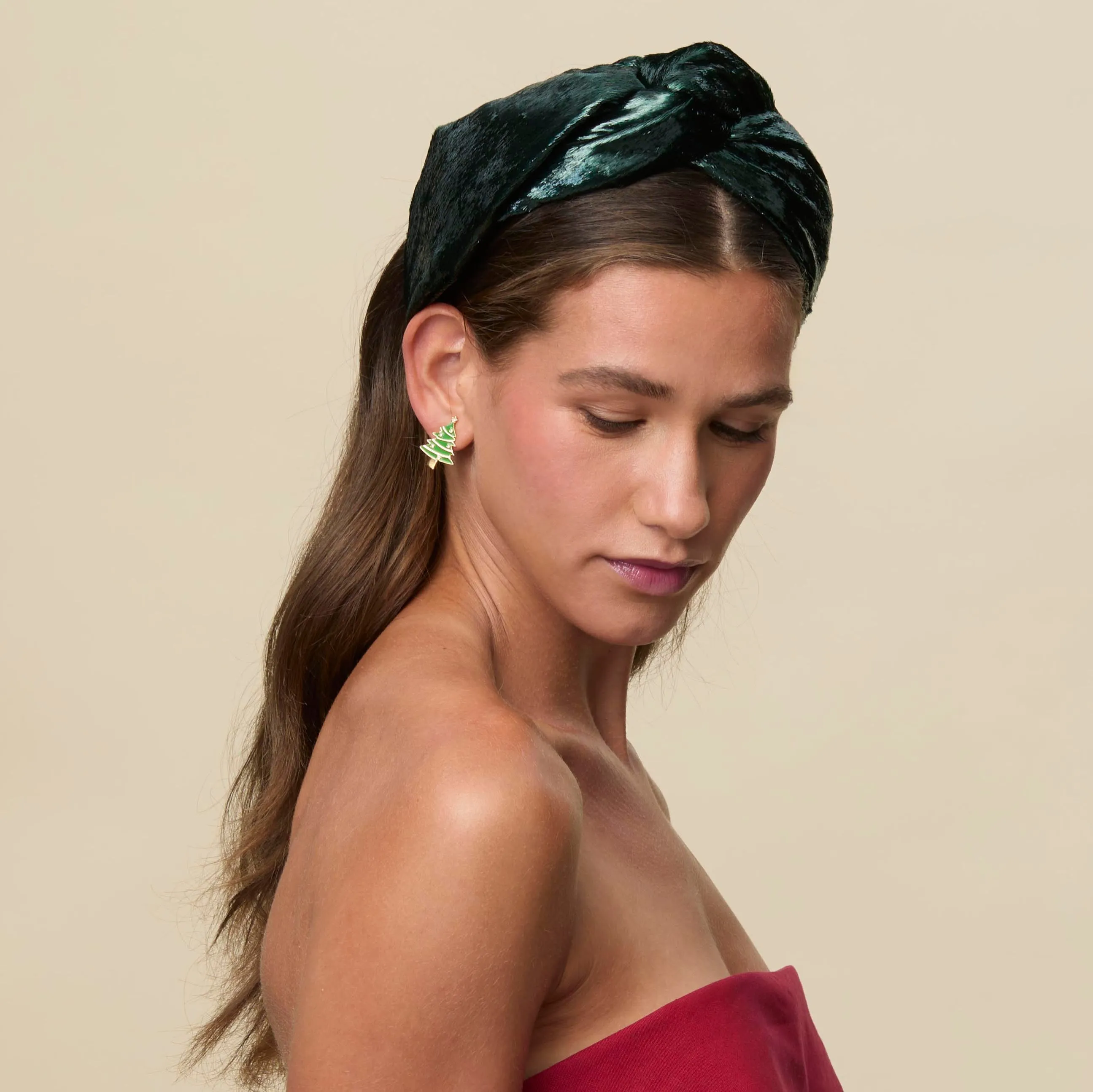 ALPINE GRETA LIQUID VELVET HEADBAND sold by Lele Sadoughi product image thumbnail 2