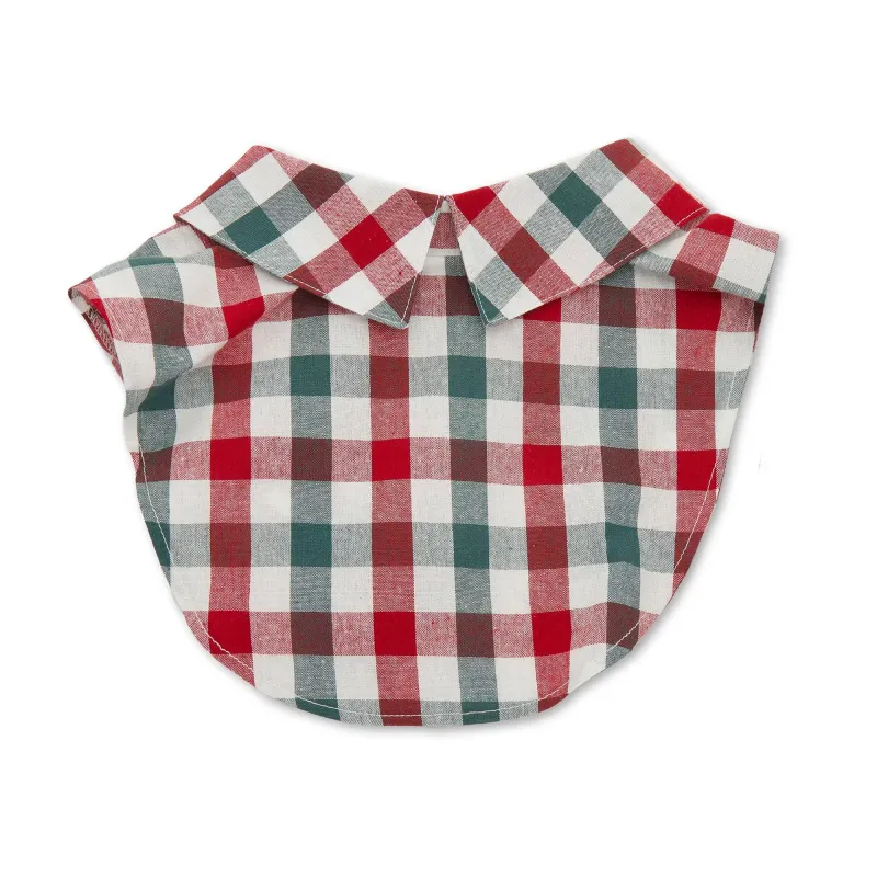CHRISTMAS HOLIDAY GINGHAM COLLAR sold by Lele Sadoughi