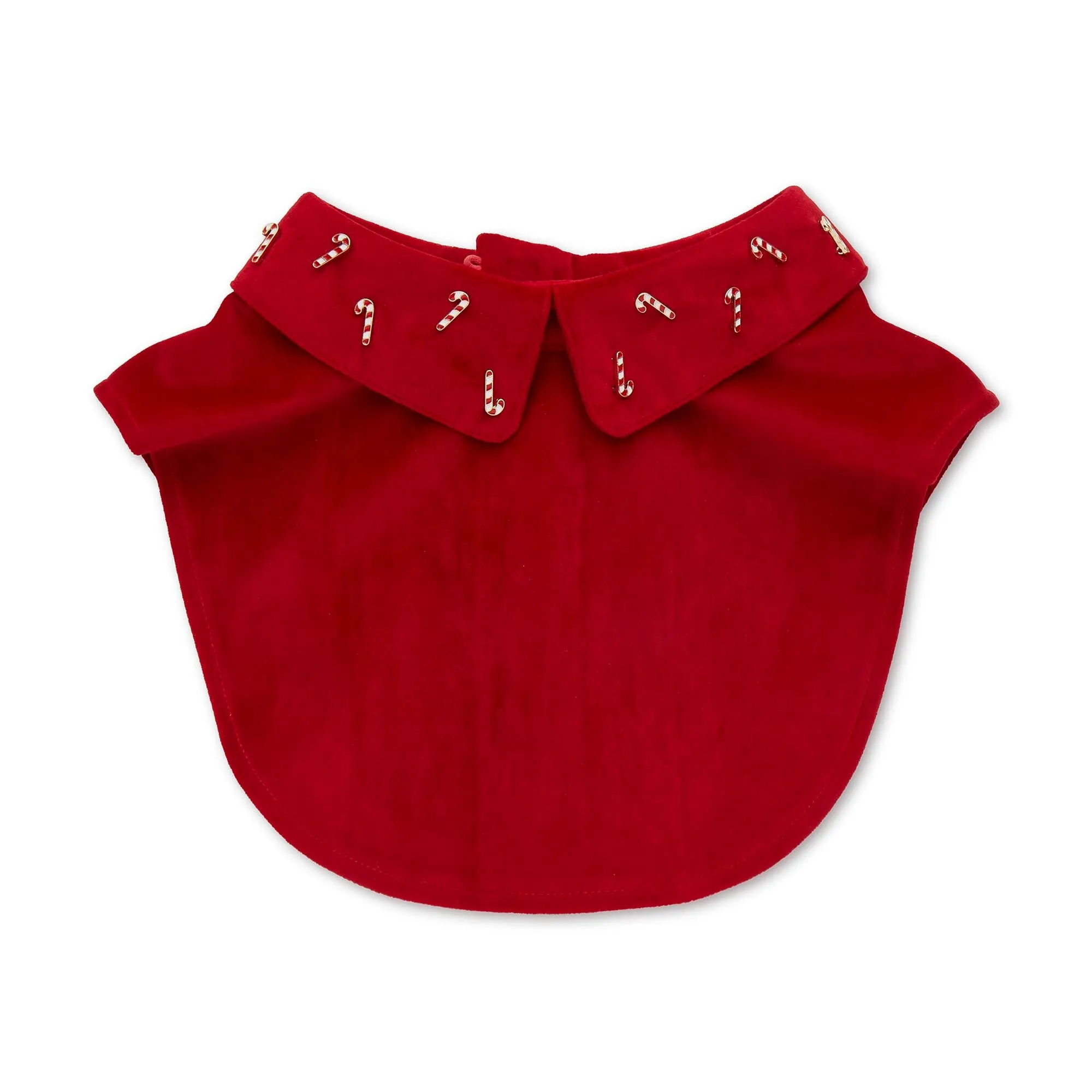 CANDY CANE EMBROIDERED COLLAR sold by Lele Sadoughi