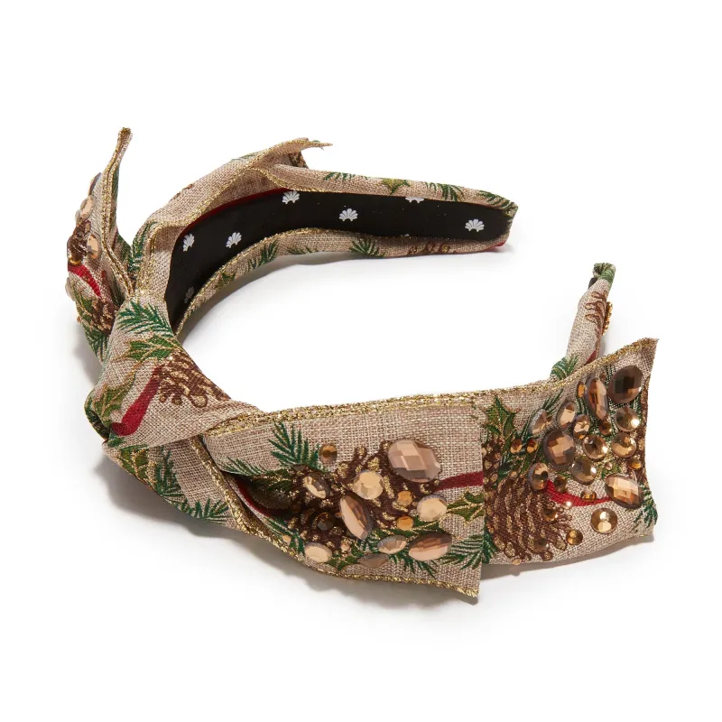 PINECONE SHIRLEY CRYSTAL PEBBLE HEADBAND sold by Lele Sadoughi