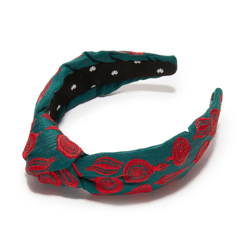 ALPINE KNOTTED ORNAMENT EMBROIDERED HEADBAND sold by Lele Sadoughi