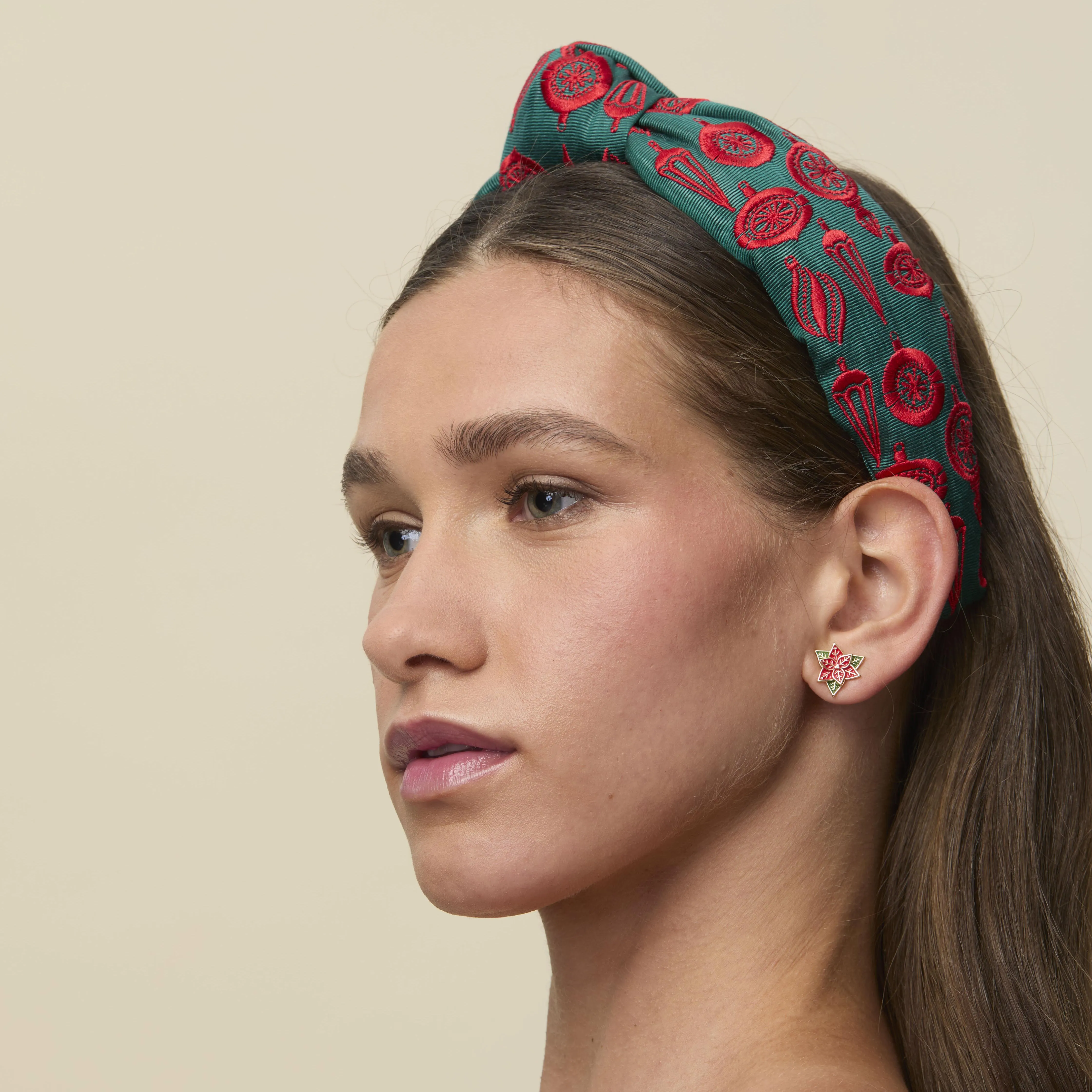 ALPINE KNOTTED ORNAMENT EMBROIDERED HEADBAND sold by Lele Sadoughi product image thumbnail 4