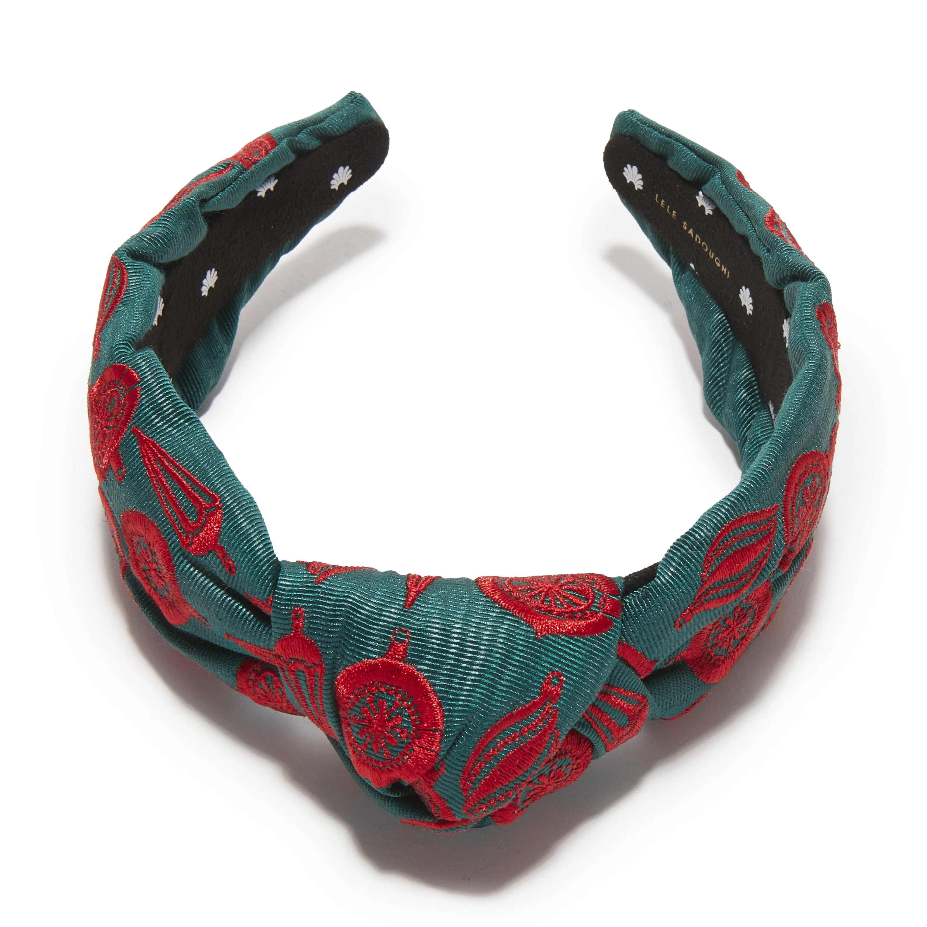 ALPINE KNOTTED ORNAMENT EMBROIDERED HEADBAND sold by Lele Sadoughi product image thumbnail 3