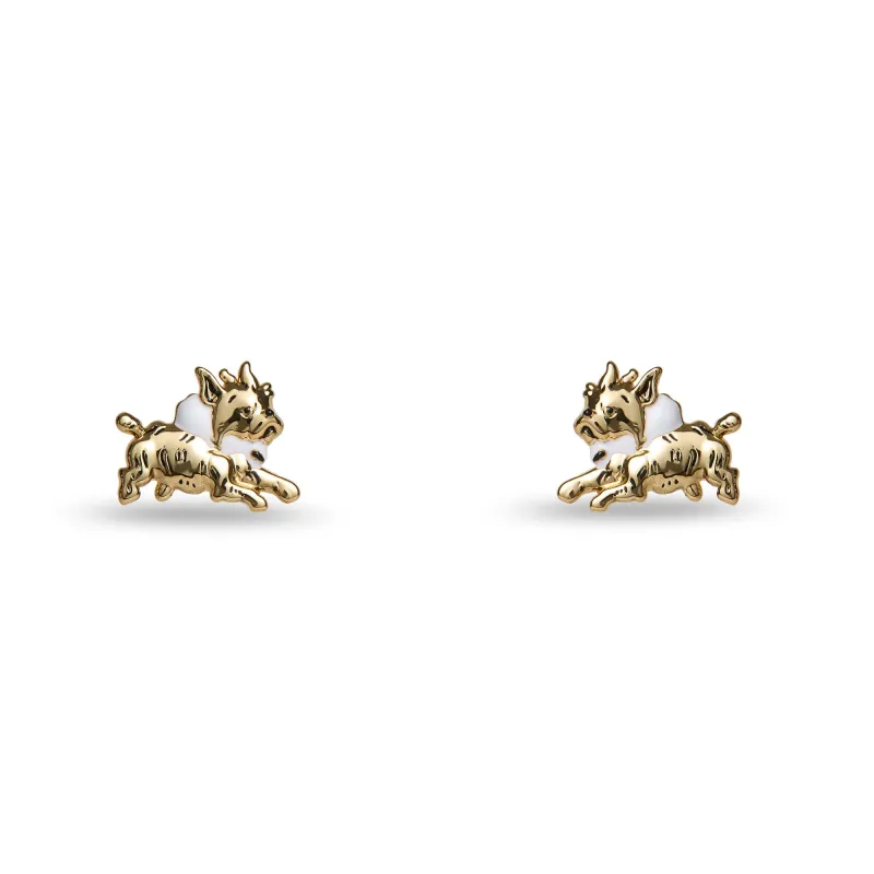 THE NEW WIZARD OF OZ TOTO STUD EARRINGS sold by Lele Sadoughi