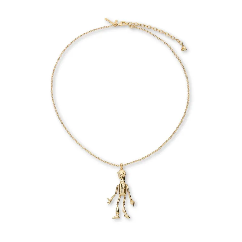 THE NEW WIZARD OF OZ TIN MAN PENDANT NECKLACE sold by Lele Sadoughi