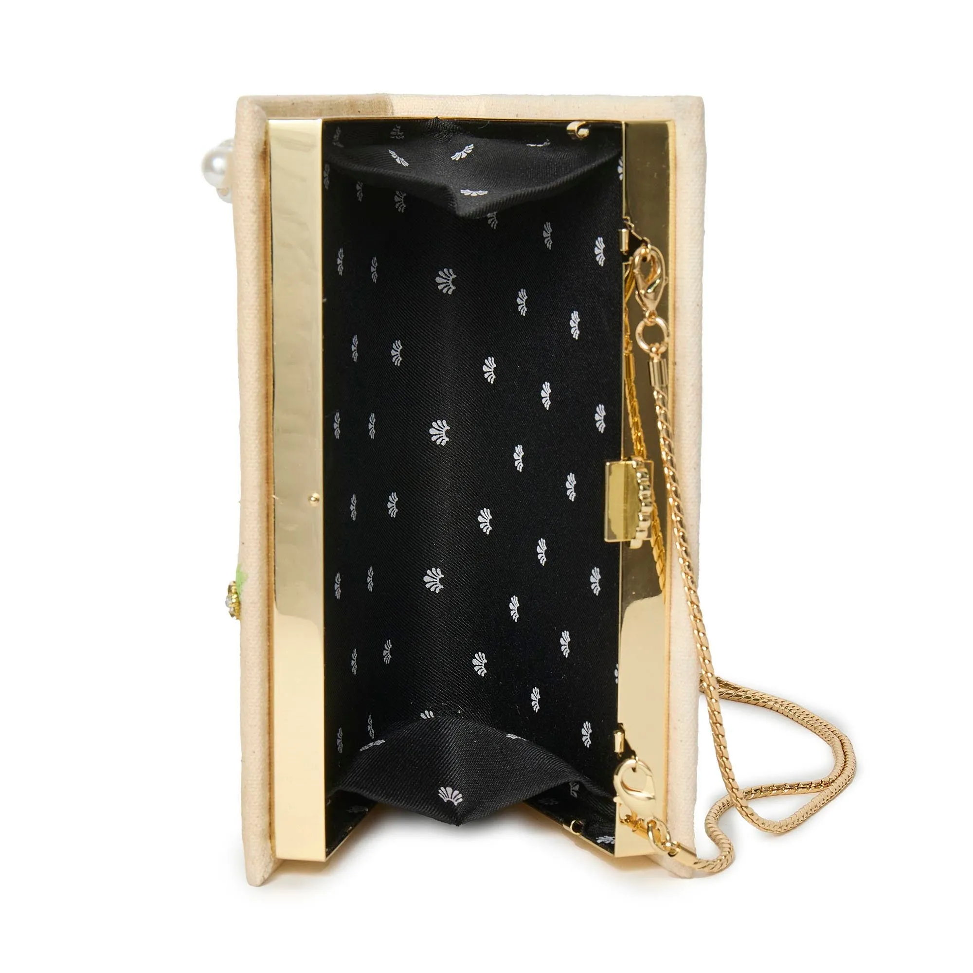 IVORY THE NURSERY ALICE BOOK CLUTCH sold by Lele Sadoughi product image thumbnail 4