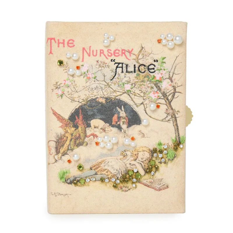 IVORY THE NURSERY ALICE BOOK CLUTCH made by Lele Sadoughi
