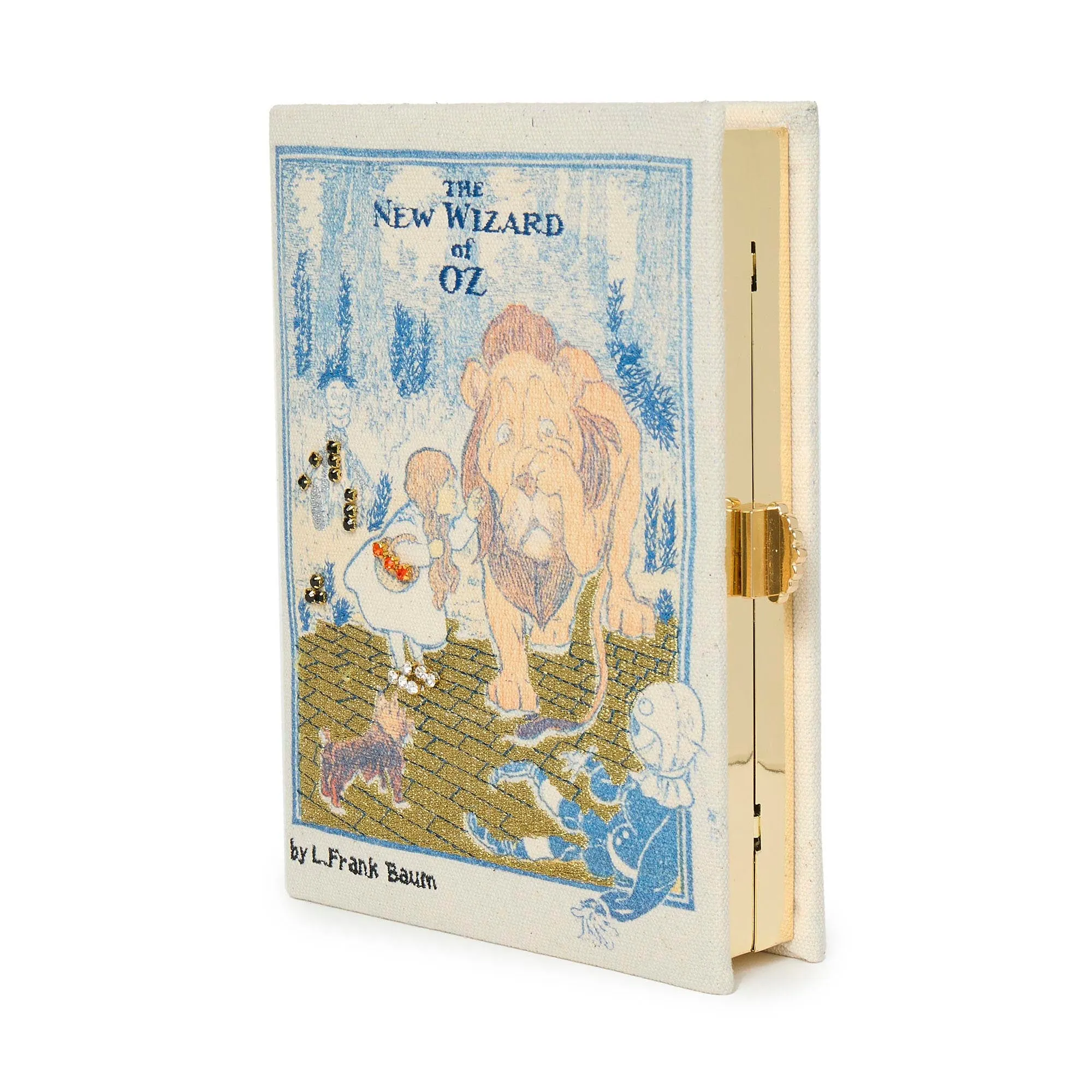 YELLOW BRICK THE NEW WIZARD OF OZ BOOK CLUTCH sold by Lele Sadoughi product image thumbnail 3