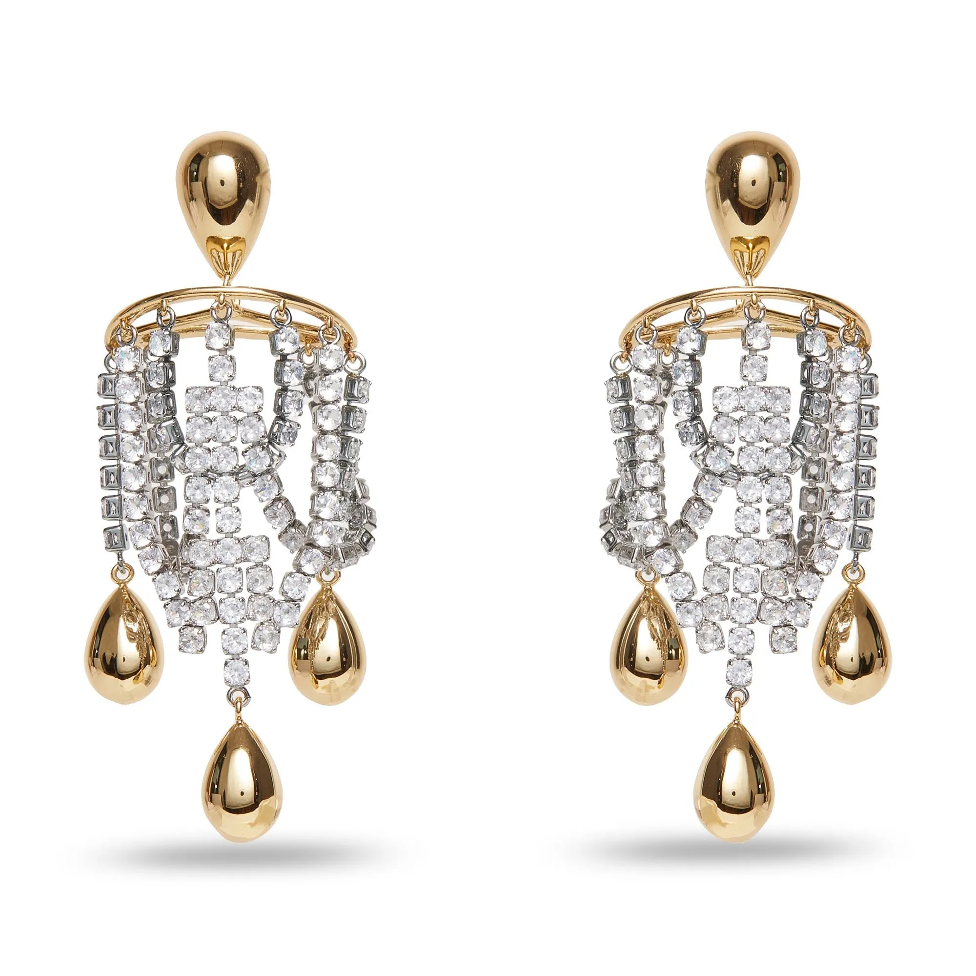 CRYSTAL OPULENT CHANDELIER EARRINGS sold by Lele Sadoughi