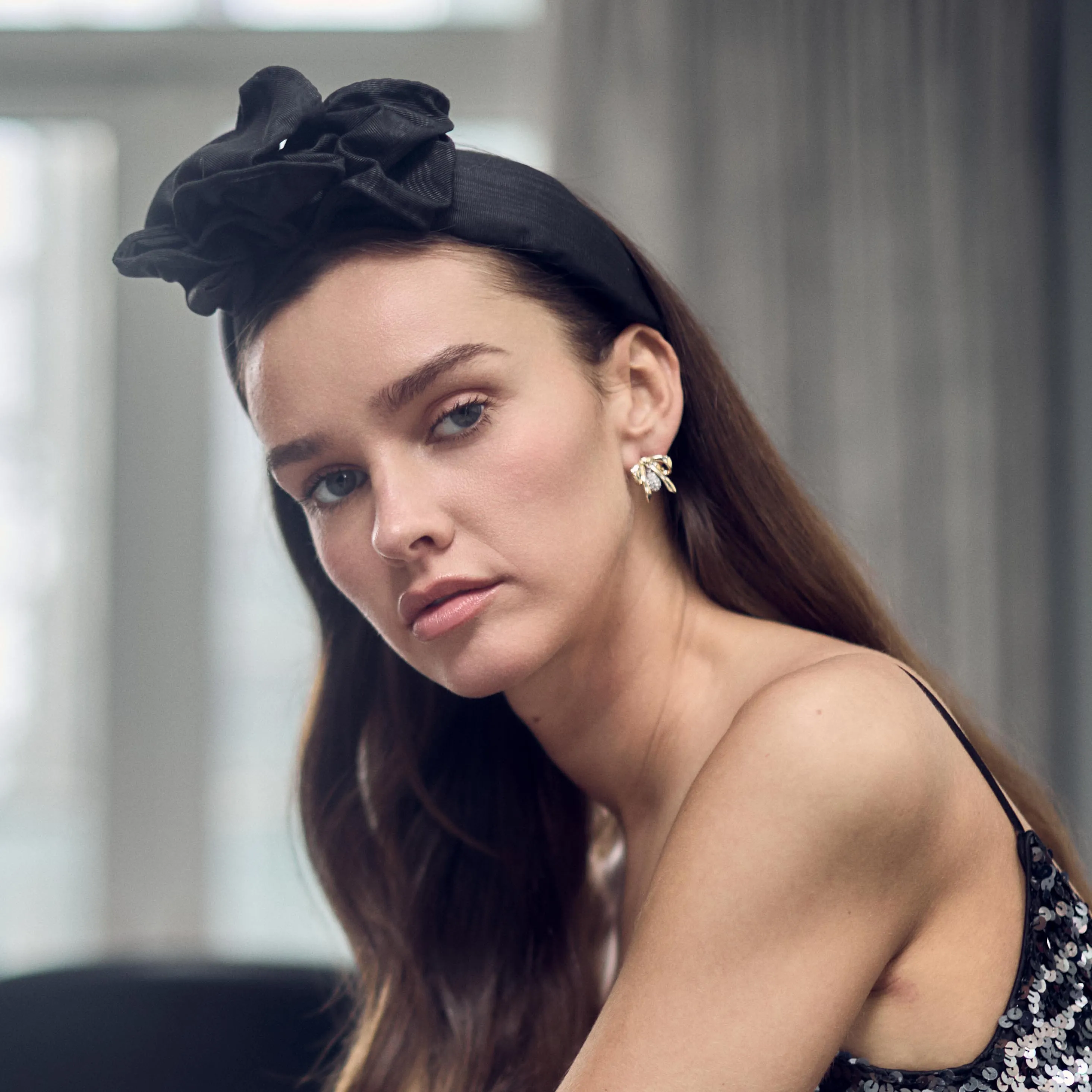 JET CRAWFORD MOIRE HEADBAND sold by Lele Sadoughi product image thumbnail 2