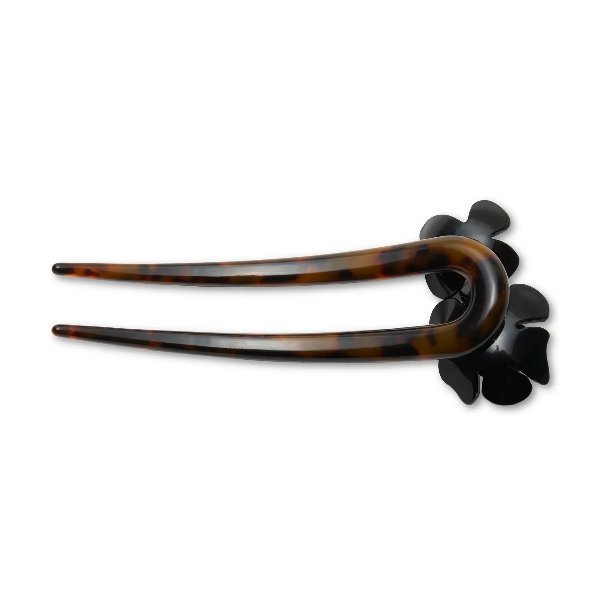 JET TORTOISE PETUNIA HAIR PIN sold by Lele Sadoughi product image thumbnail 3