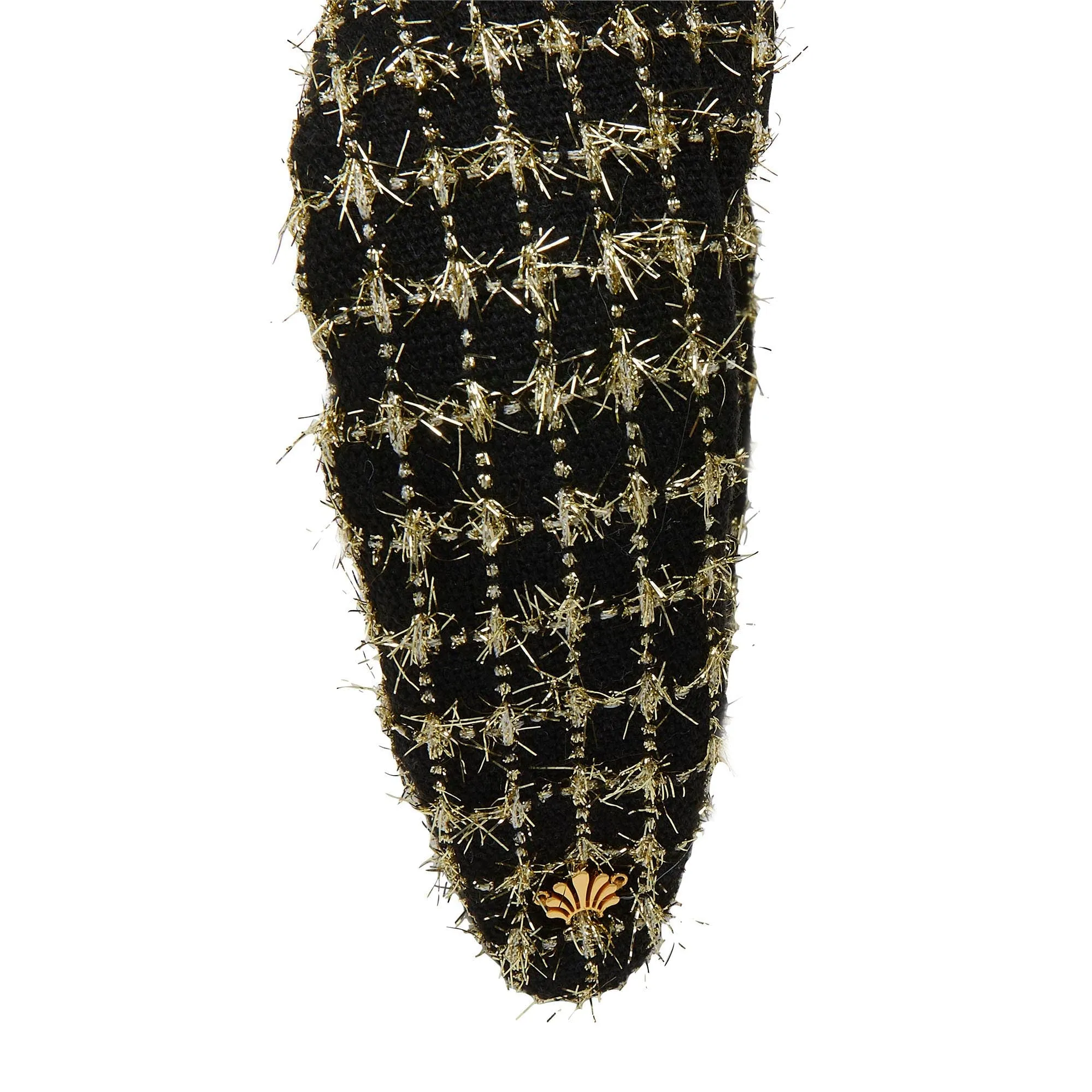 JET GOLD MARLENE TWEED HEADBAND sold by Lele Sadoughi product image thumbnail 4