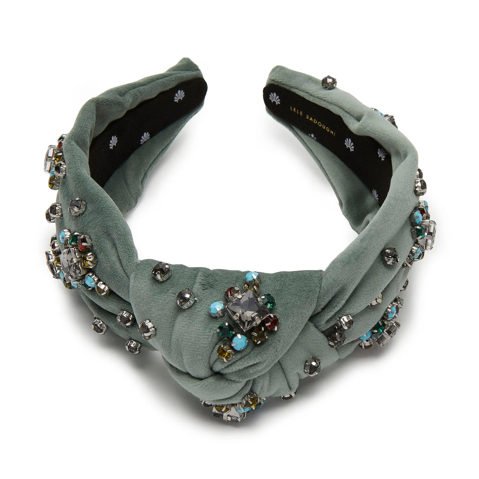 SAGE KNOTTED TWINKLE CRYSTAL HEADBAND sold by Lele Sadoughi product image thumbnail 3