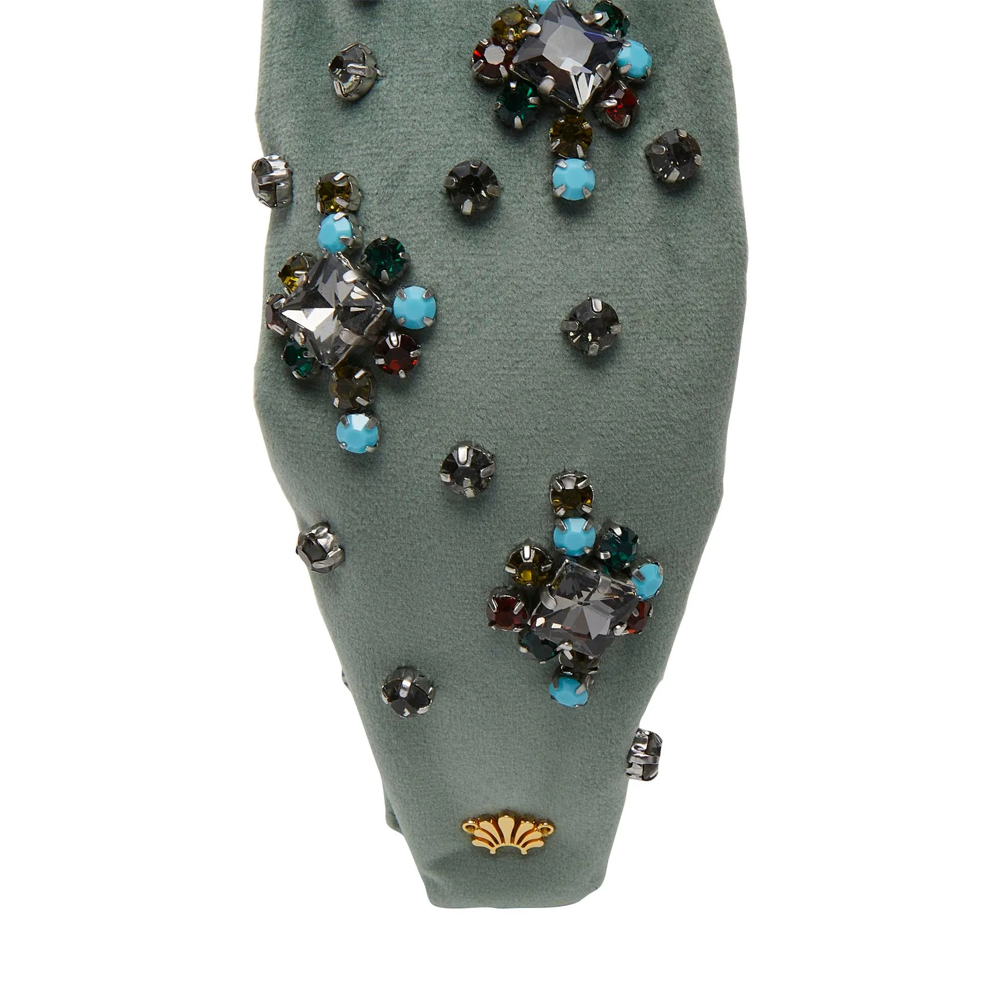 SAGE KNOTTED TWINKLE CRYSTAL HEADBAND sold by Lele Sadoughi product image thumbnail 4