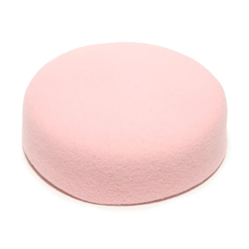BLUSH WOOL FELT PILLBOX HAT sold by Lele Sadoughi