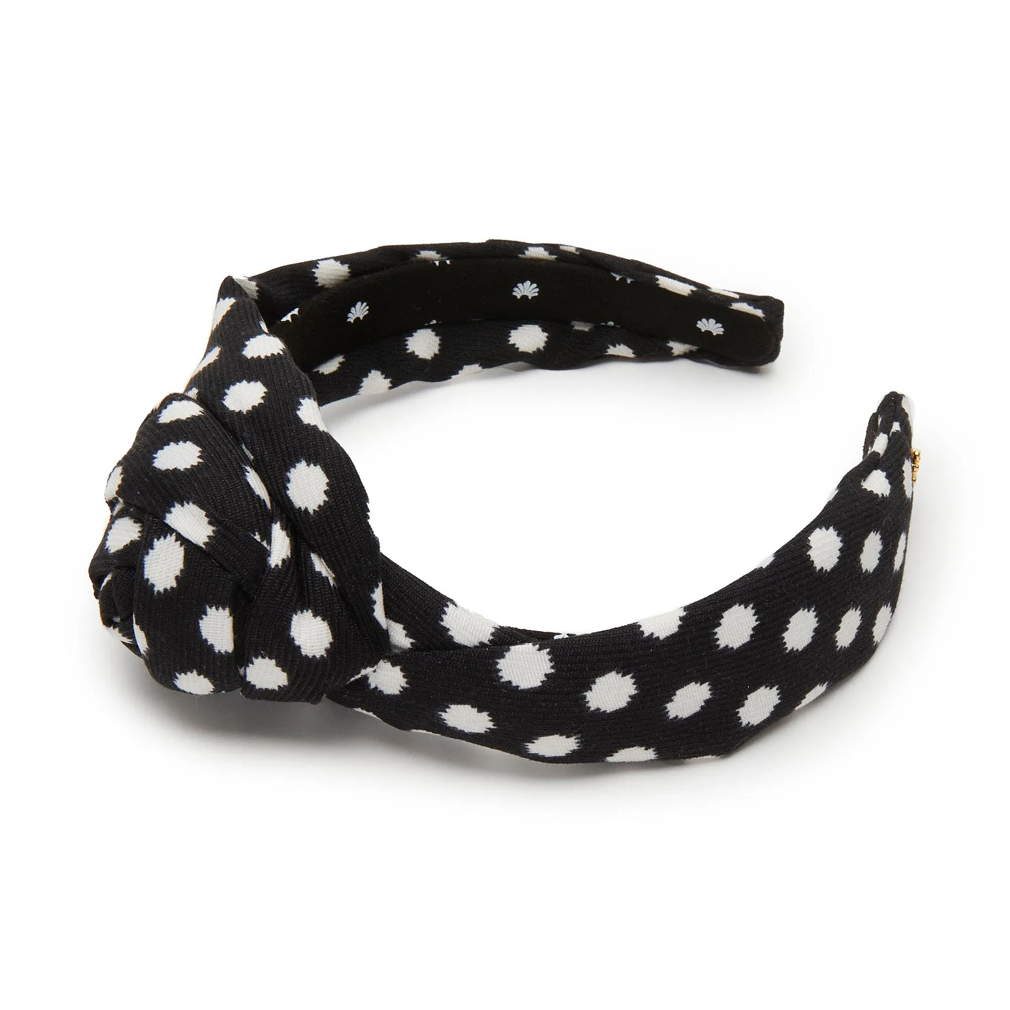 JET ROSETTE POLKA DOT HEADBAND sold by Lele Sadoughi