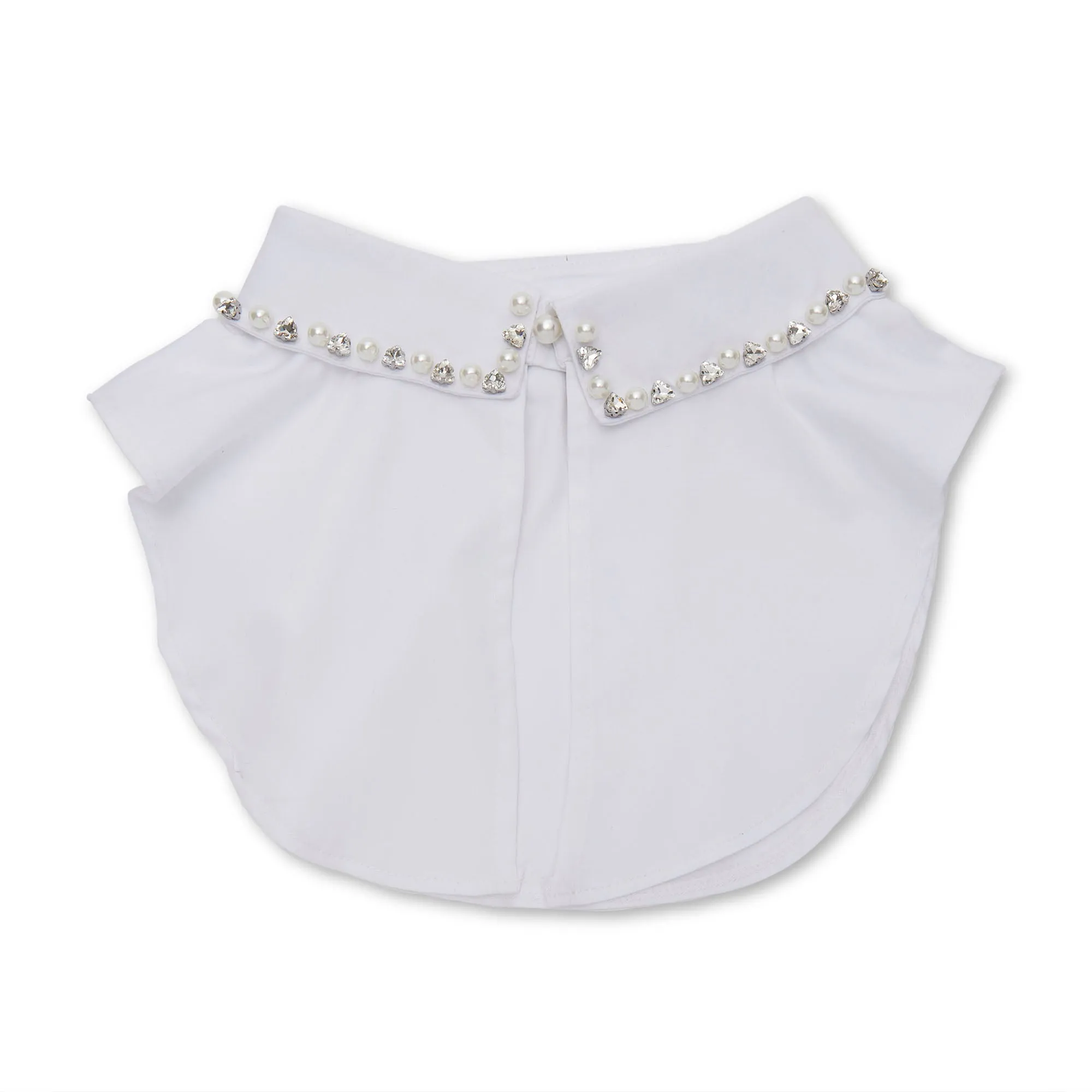 SNOW GEO PEARL CRYSTAL COLLAR sold by Lele Sadoughi product image thumbnail 3