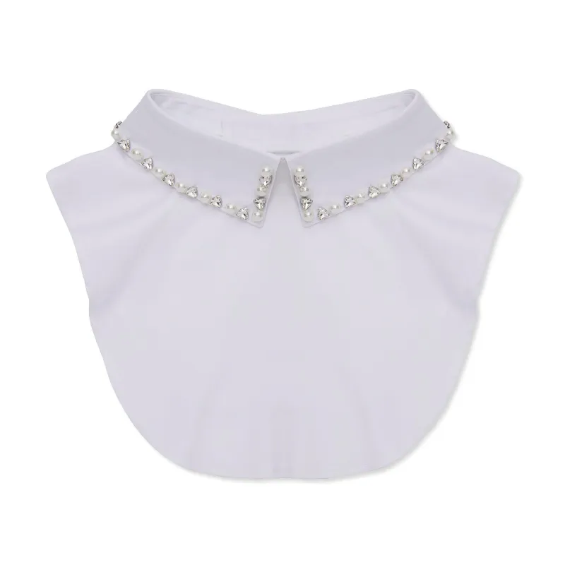 SNOW GEO PEARL CRYSTAL COLLAR sold by Lele Sadoughi