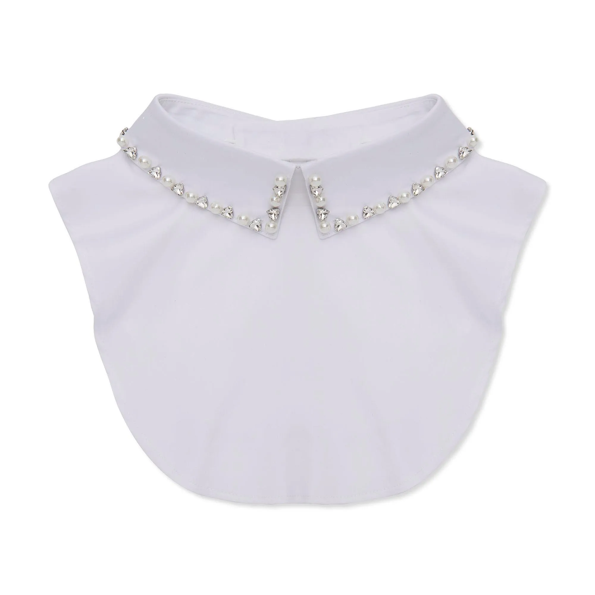 SNOW GEO PEARL CRYSTAL COLLAR sold by Lele Sadoughi