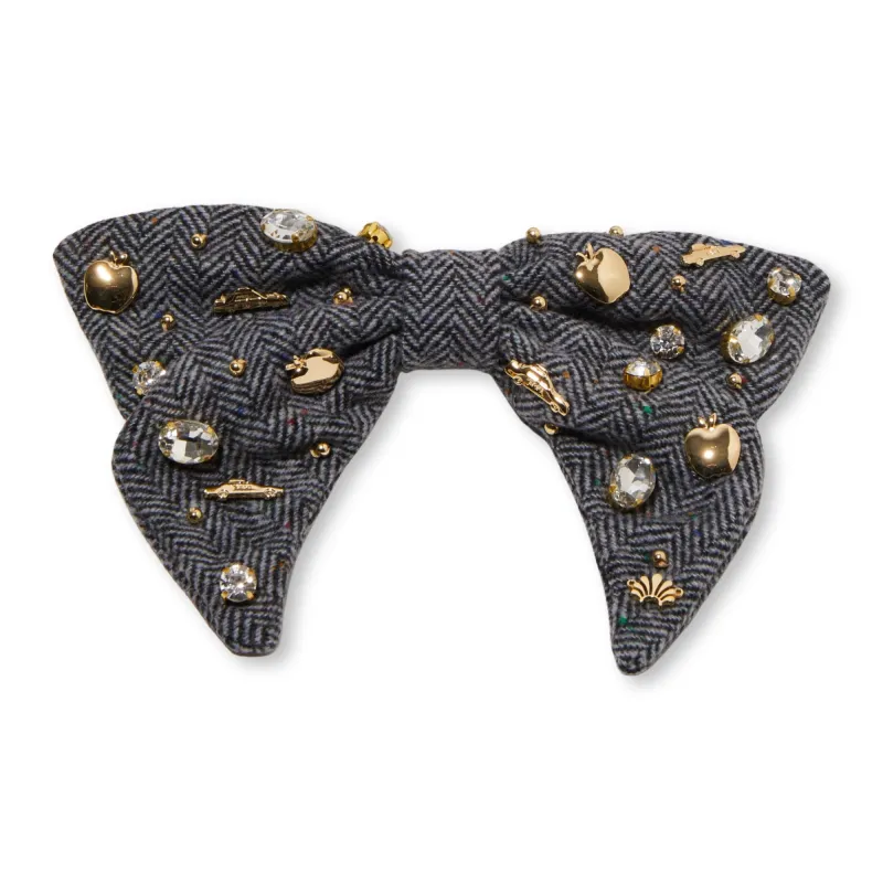 CONCRETE JUNGLE NEW YORK CITY CRYSTAL BOW BARRETTE sold by Lele Sadoughi