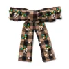 PICNIC CHECK PEARL EMBELLISHED ANTOINETTE BOW BARRETTE sold by Lele Sadoughi