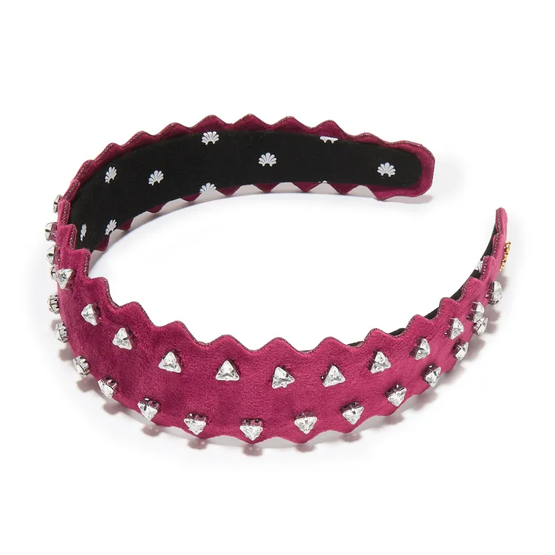 BERRY WAVY BESSETTE SWAROVSKI HEADBAND sold by Lele Sadoughi