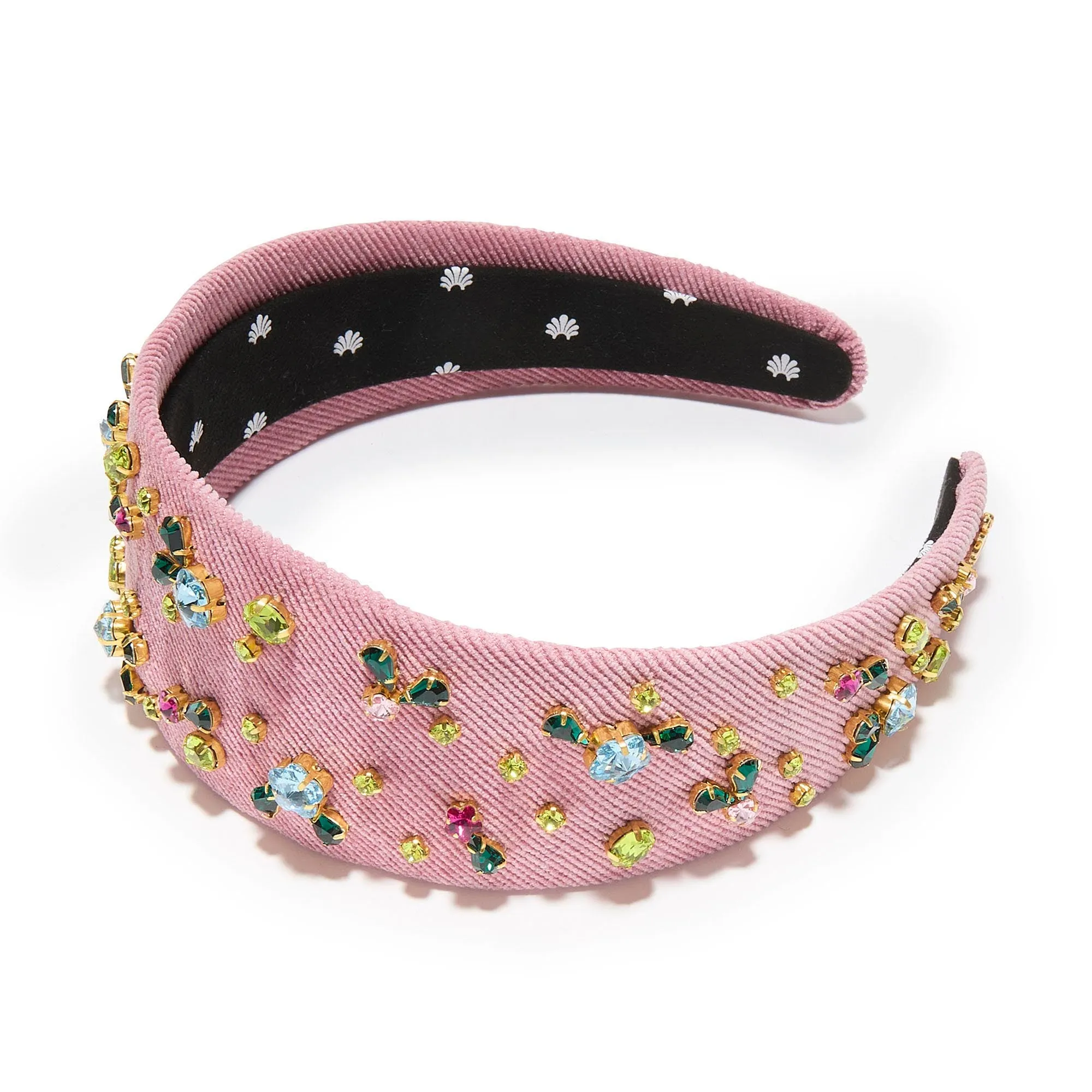 AQUAMARINE CITRIS BRIGITTE SWAROVSKI HEADBAND sold by Lele Sadoughi