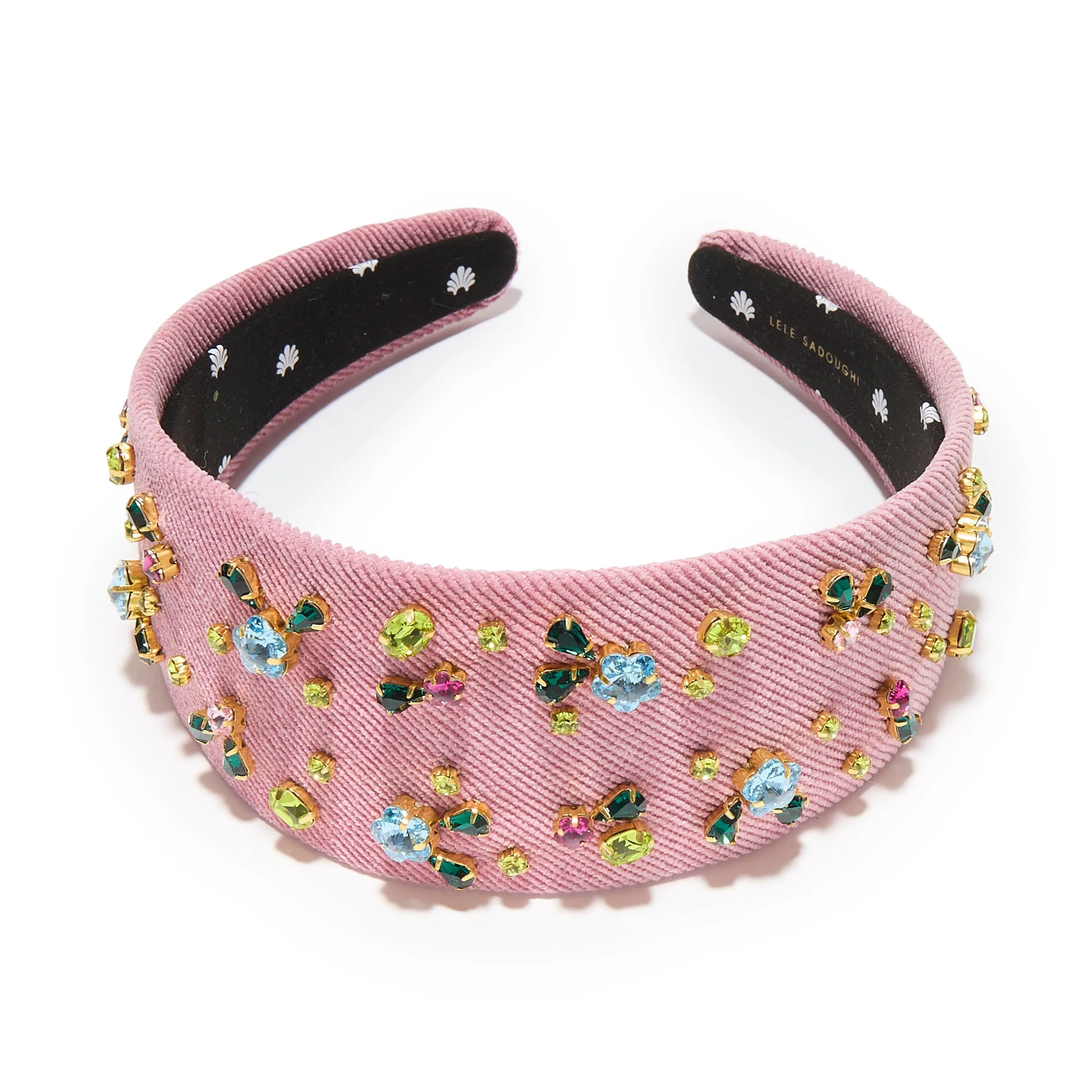 AQUAMARINE CITRIS BRIGITTE SWAROVSKI HEADBAND sold by Lele Sadoughi product image thumbnail 3