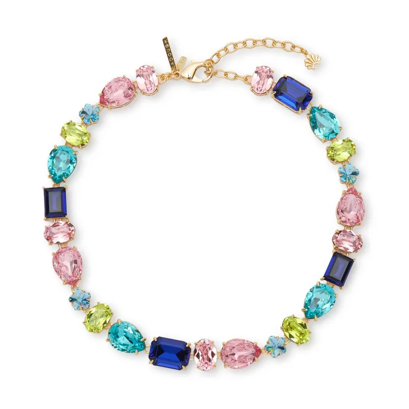 GARDEN PARTY SWAROVSKI TENNIS NECKLACE sold by Lele Sadoughi