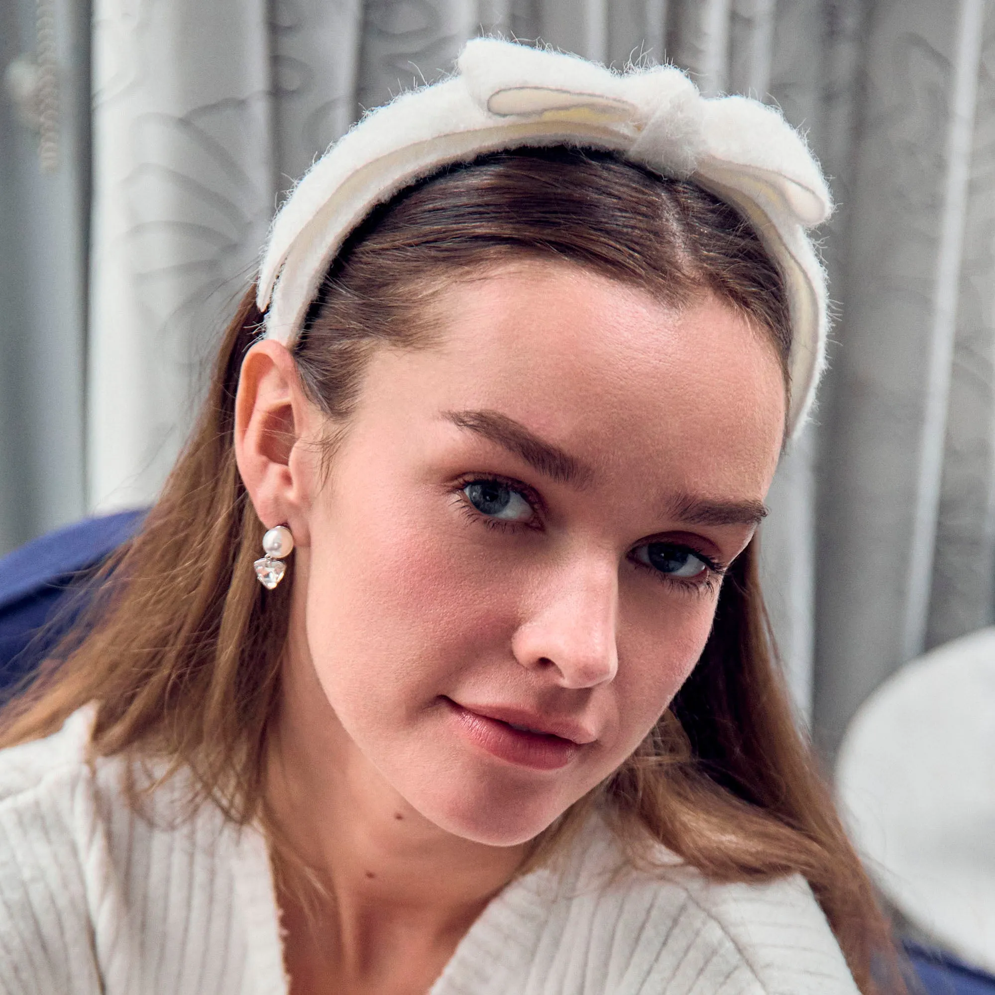 IVORY BARDOT HEADBAND sold by Lele Sadoughi product image thumbnail 2