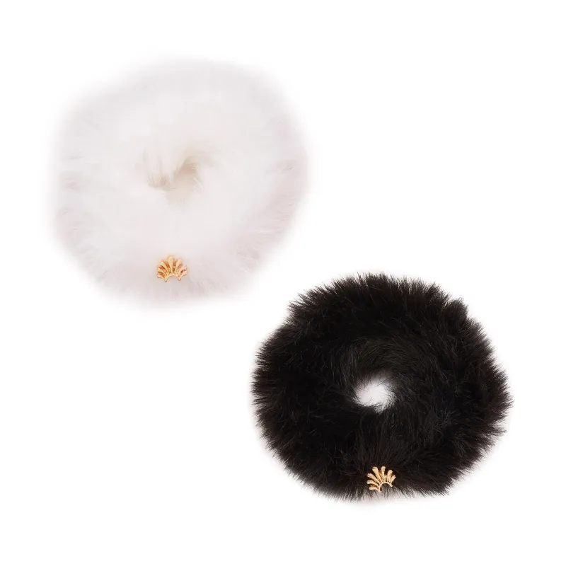 JET IVORY ASPEN SCRUNCHIE SET sold by Lele Sadoughi