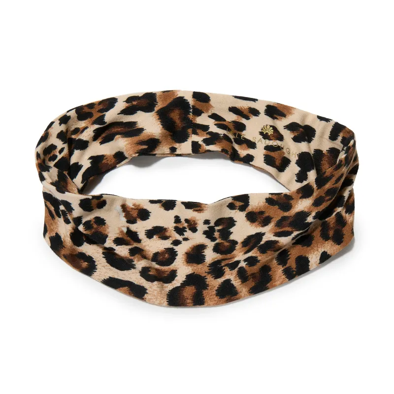 LEOPARD AUDREY STRETCH HEADBAND sold by Lele Sadoughi