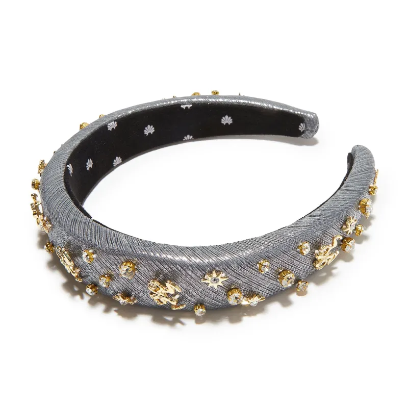 PEWTER GEMINI ALICE HEADBAND made by Lele Sadoughi