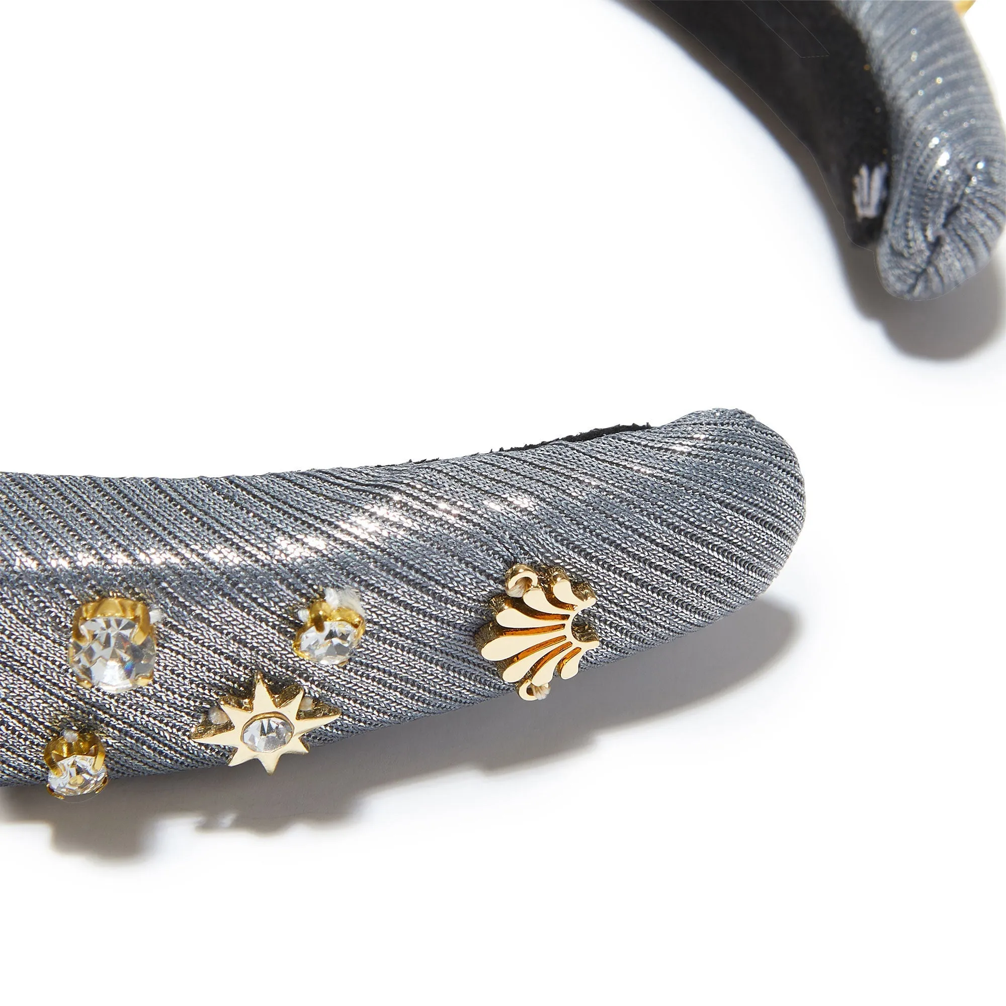 PEWTER GEMINI ALICE HEADBAND sold by Lele Sadoughi product image thumbnail 5