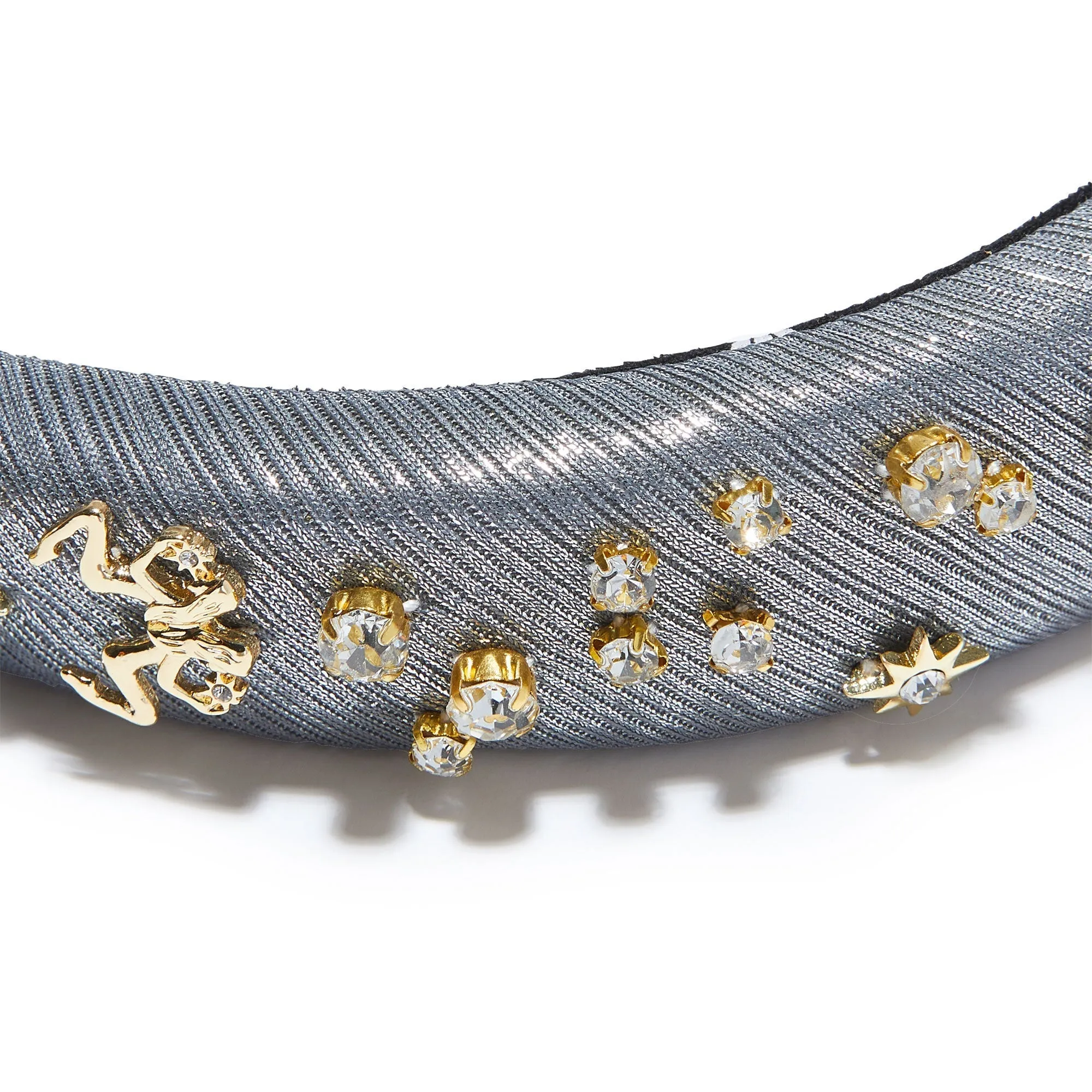 PEWTER GEMINI ALICE HEADBAND sold by Lele Sadoughi product image thumbnail 3