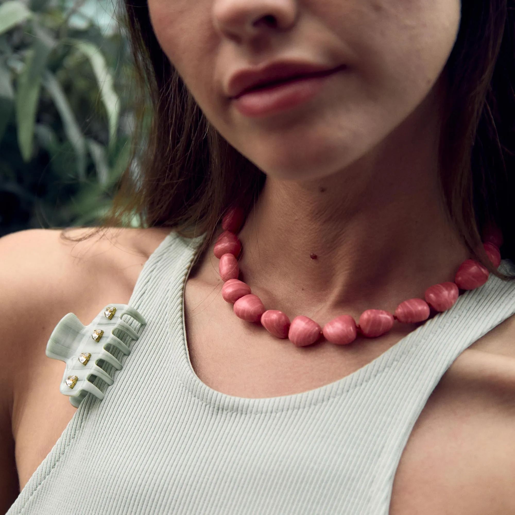 SAGE MINI CRYSTAL CLAW CLIP sold by Lele Sadoughi product image thumbnail 2