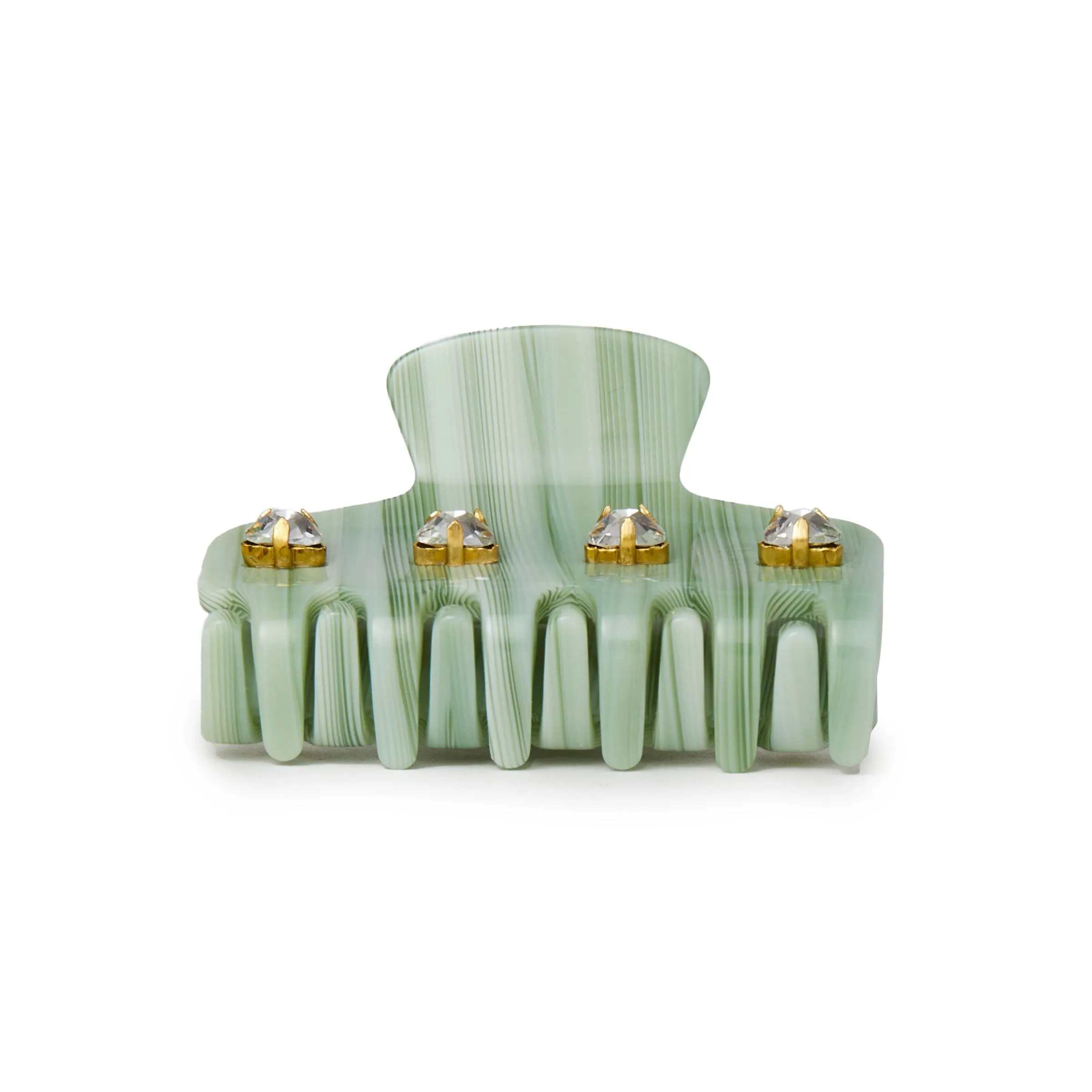 SAGE MINI CRYSTAL CLAW CLIP sold by Lele Sadoughi product image thumbnail 4