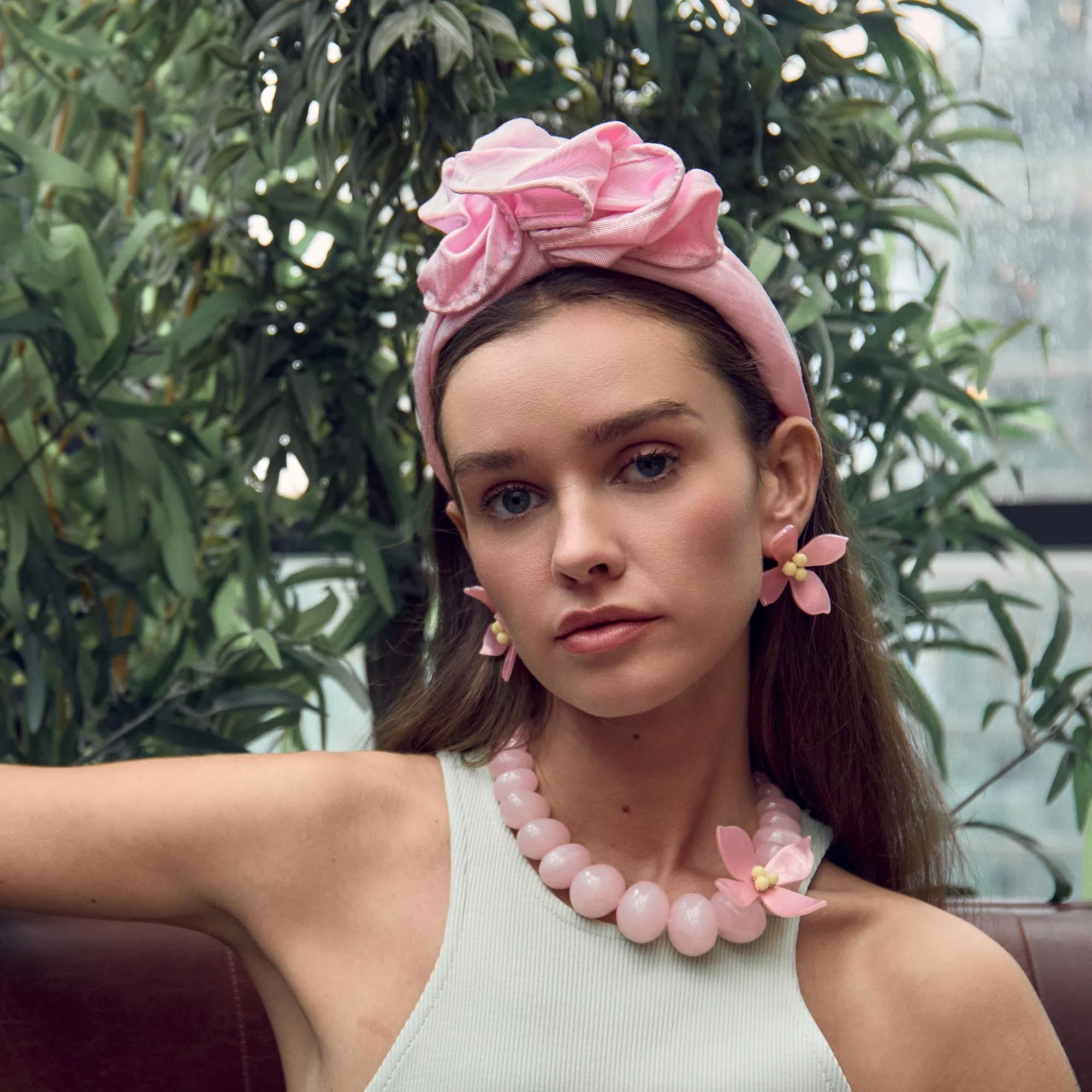 BALLET SLIPPER CRAWFORD MOIRE HEADBAND sold by Lele Sadoughi product image thumbnail 2