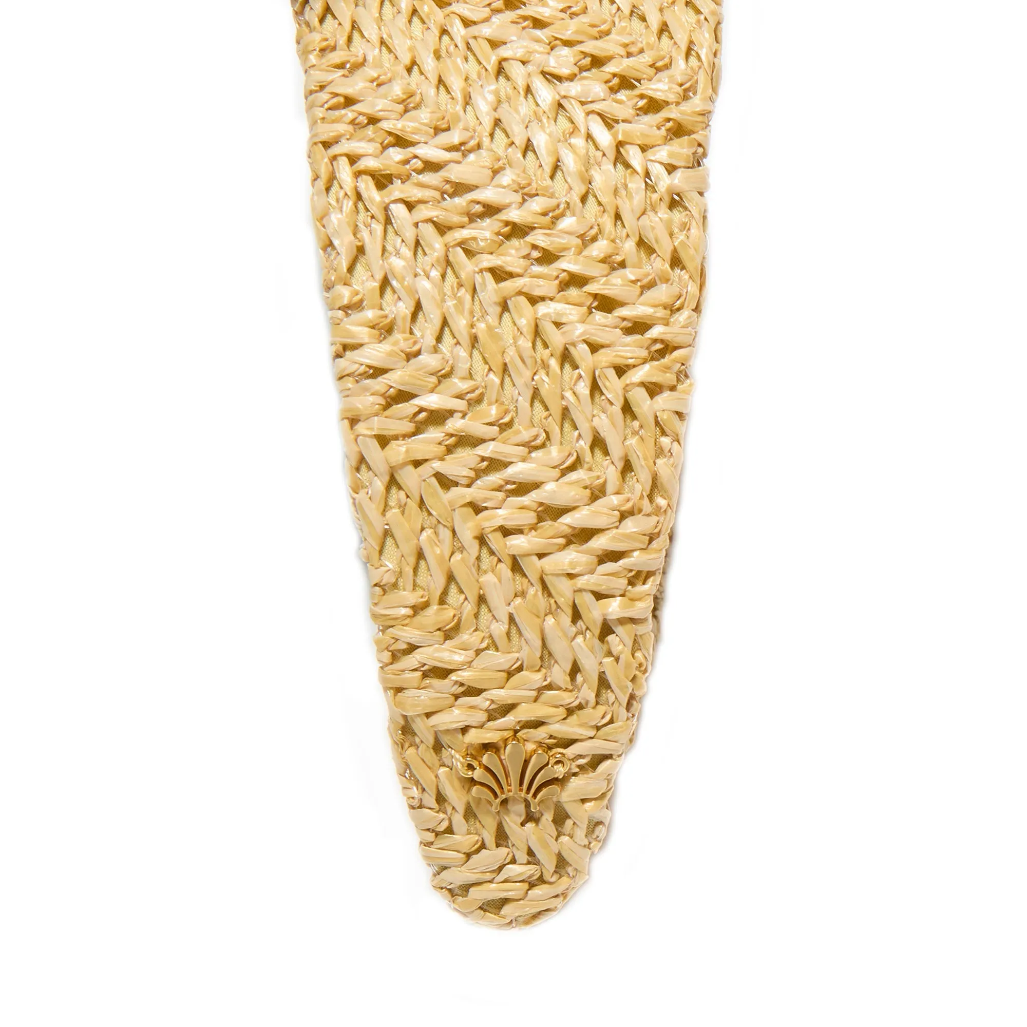 NATURAL BRIGITTE RAFFIA HEADBAND sold by Lele Sadoughi product image thumbnail 4