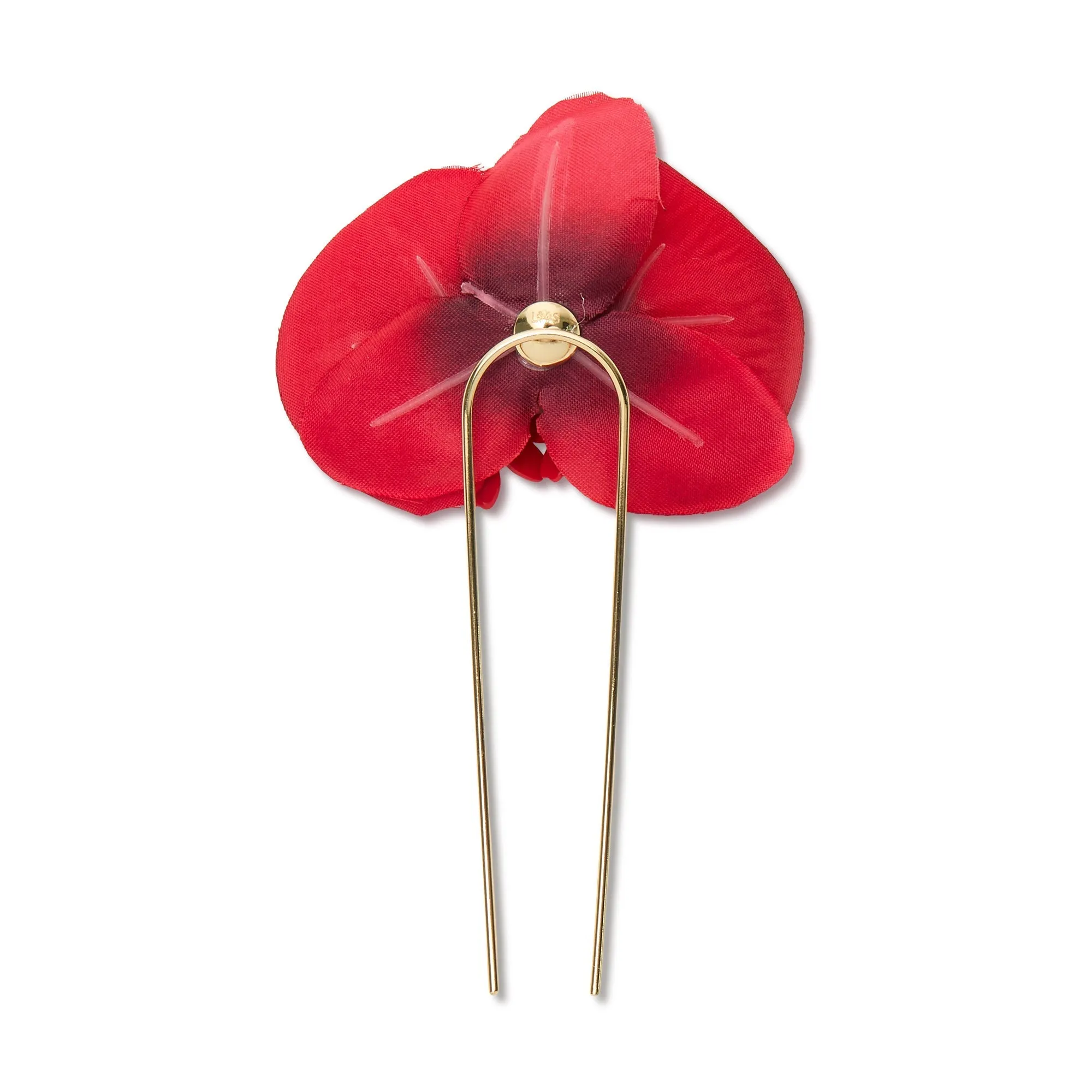 CRIMSON ORCHID FRENCH PIN sold by Lele Sadoughi product image thumbnail 3