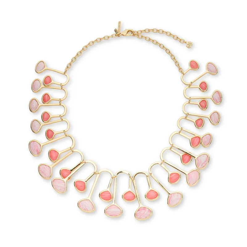 CORAL FLAMINGO NECKLACE sold by Lele Sadoughi