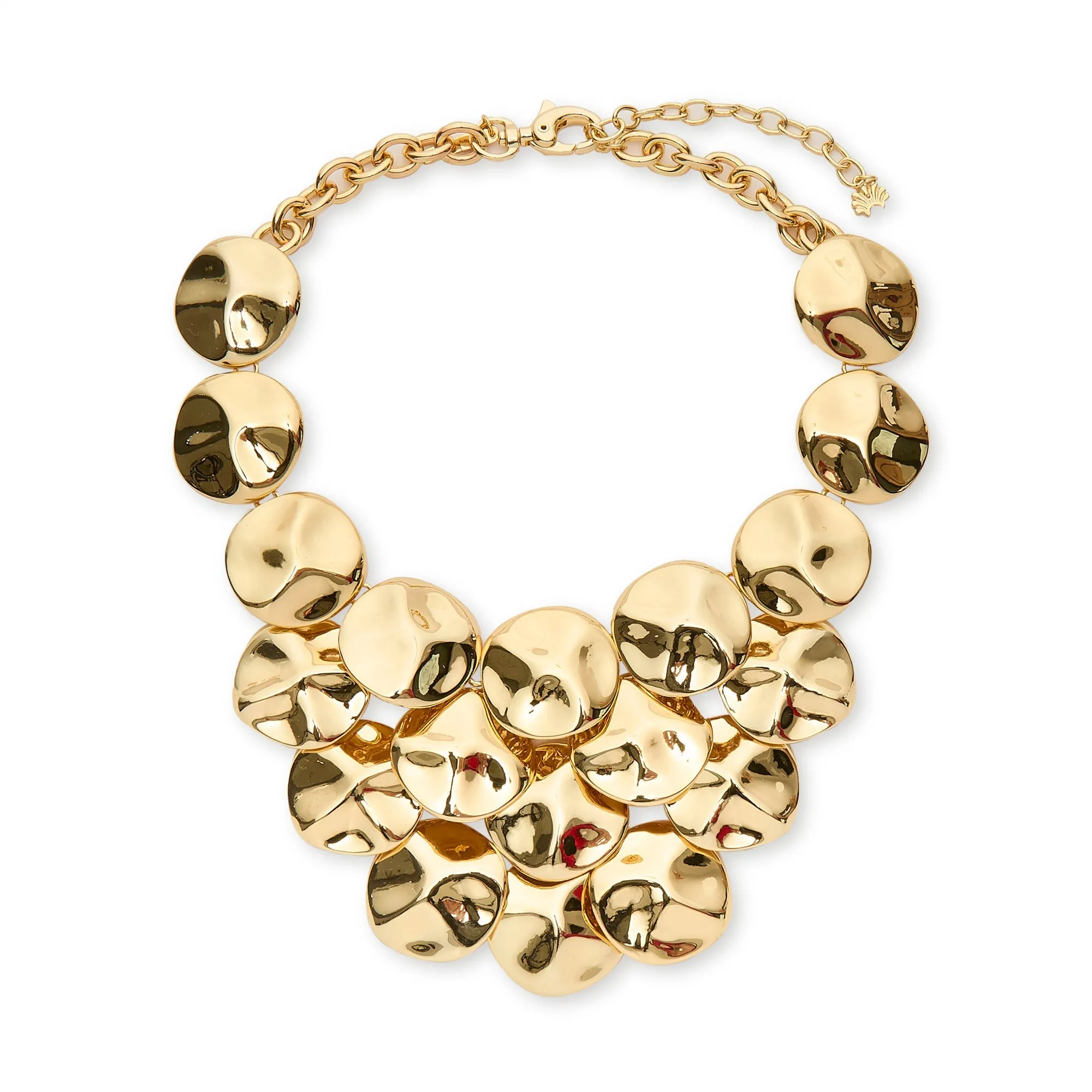 GOLD SOCIALITE BIB NECKLACE sold by Lele Sadoughi