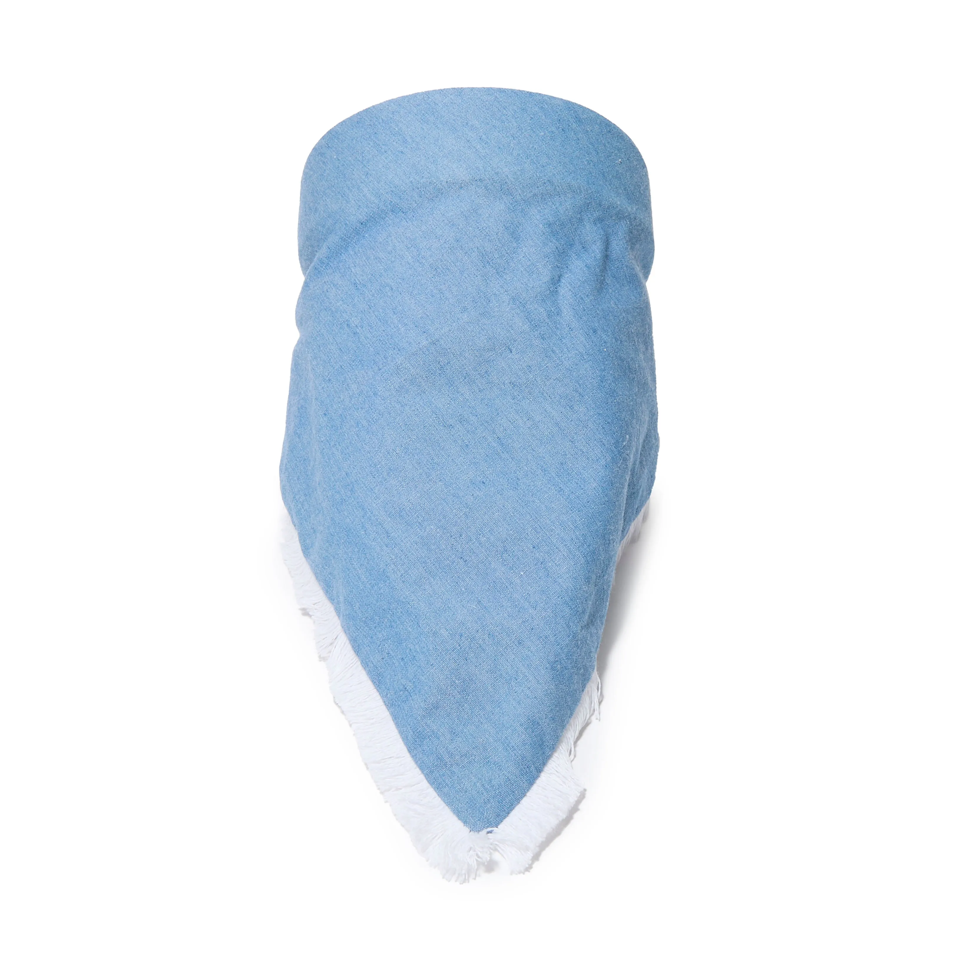 LIGHT DENIM JACKIE CHAMBRAY HANDKERCHIEF HEADBAND sold by Lele Sadoughi product image thumbnail 3