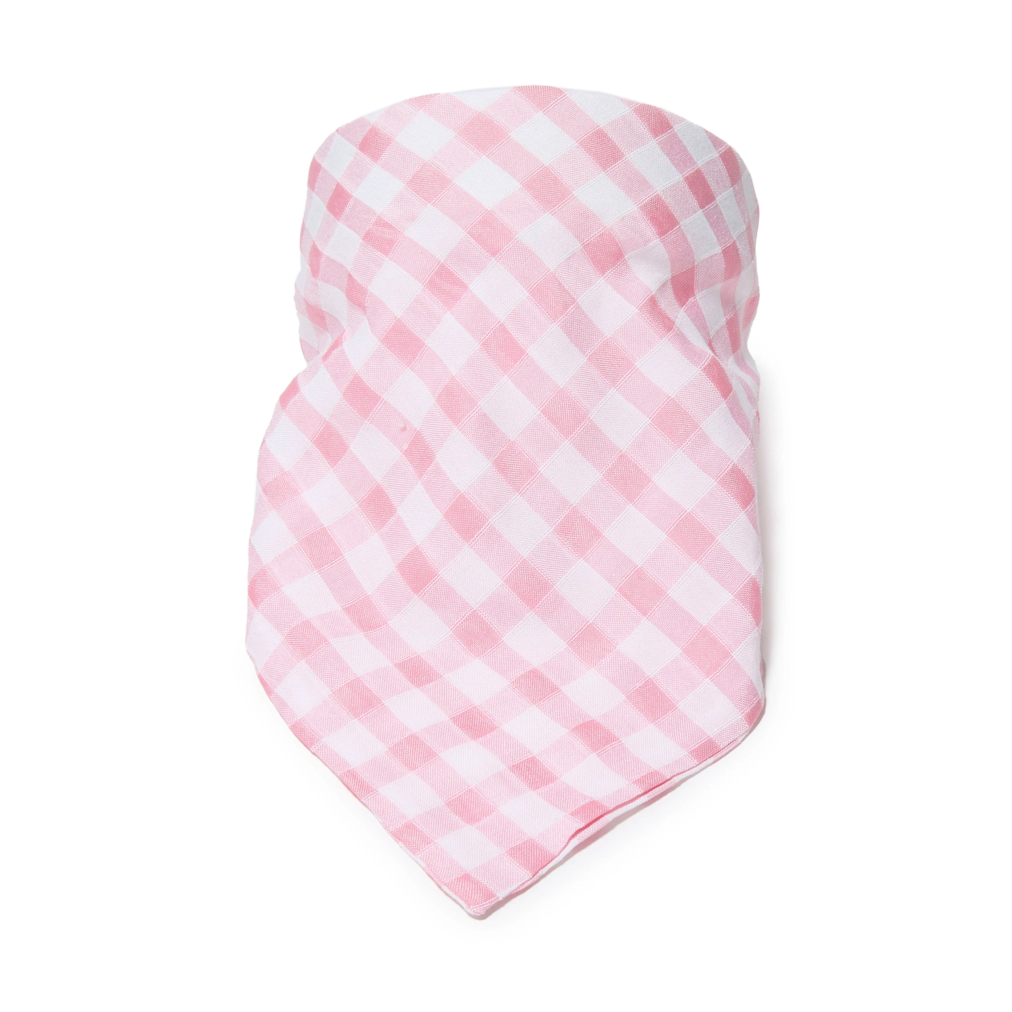 BUBBLEGUM JACKIE VINTAGE CHECK HANDKERCHIEF HEADBAND sold by Lele Sadoughi product image thumbnail 3