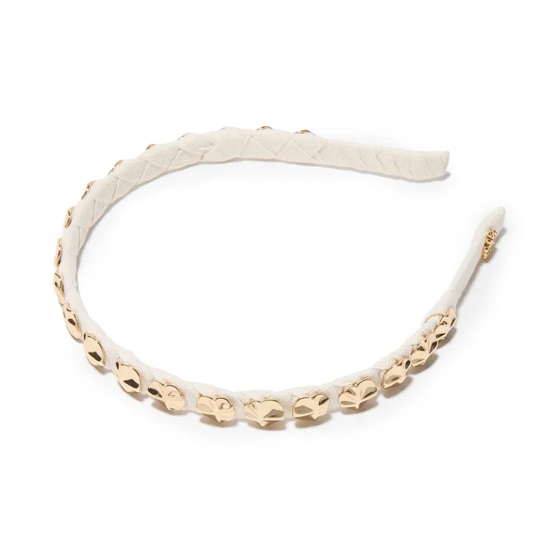 NATURAL GOLD SOCIALITE STRAND HEADBAND sold by Lele Sadoughi