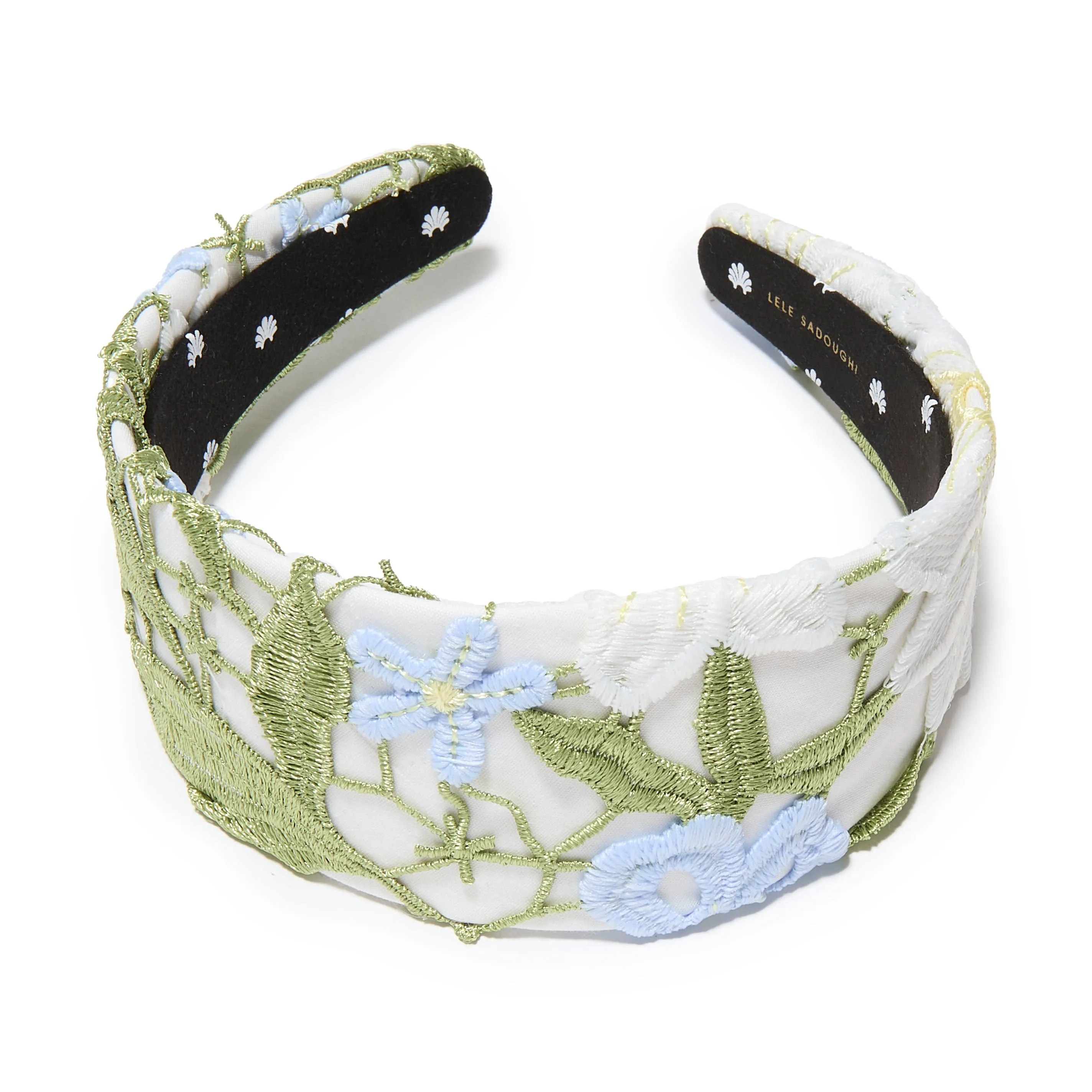 MIST MULTI BRIGITTE FLORAL HEADBAND sold by Lele Sadoughi product image thumbnail 3